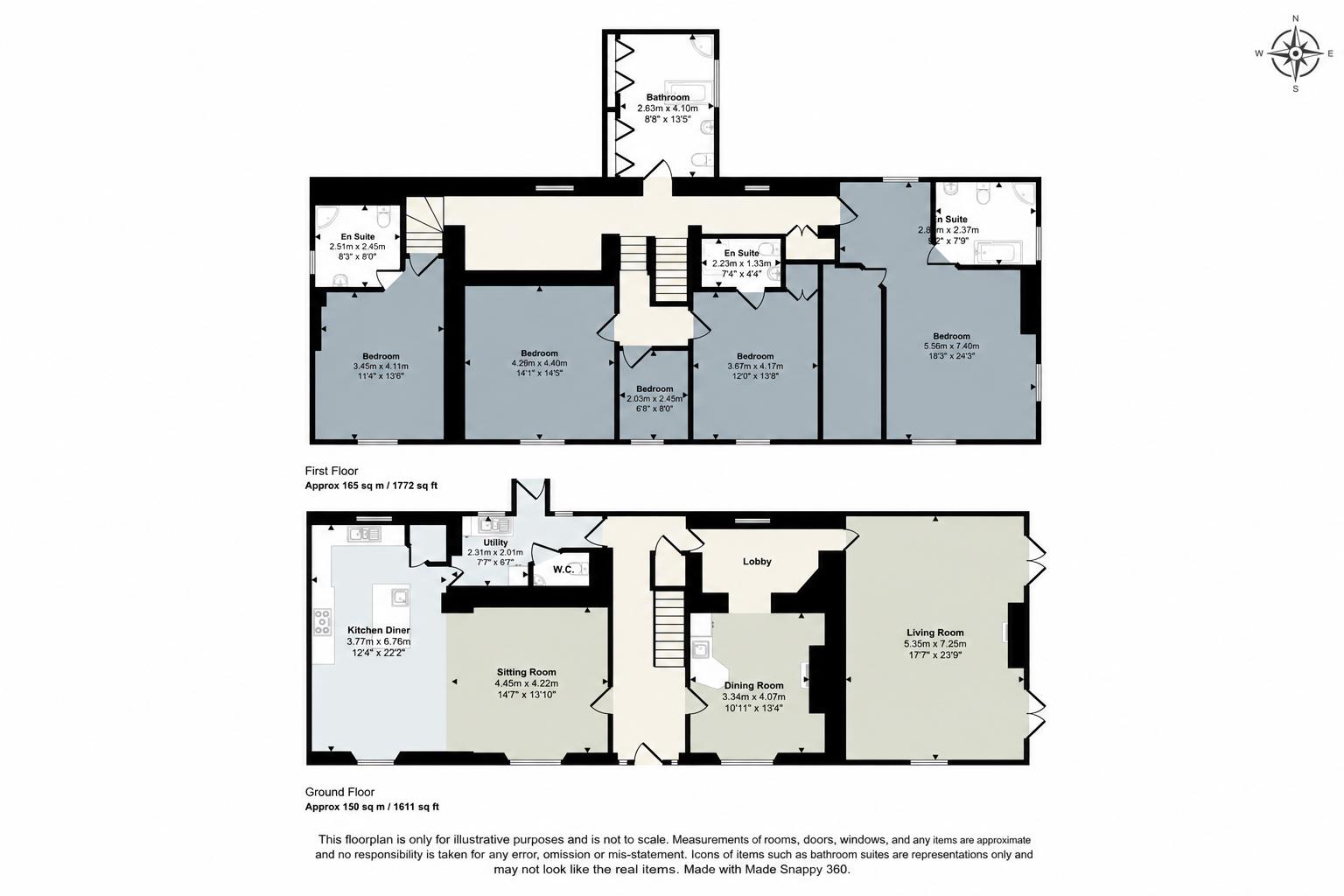Brynheulog, Mountain Road, Caerphilly floorplan
