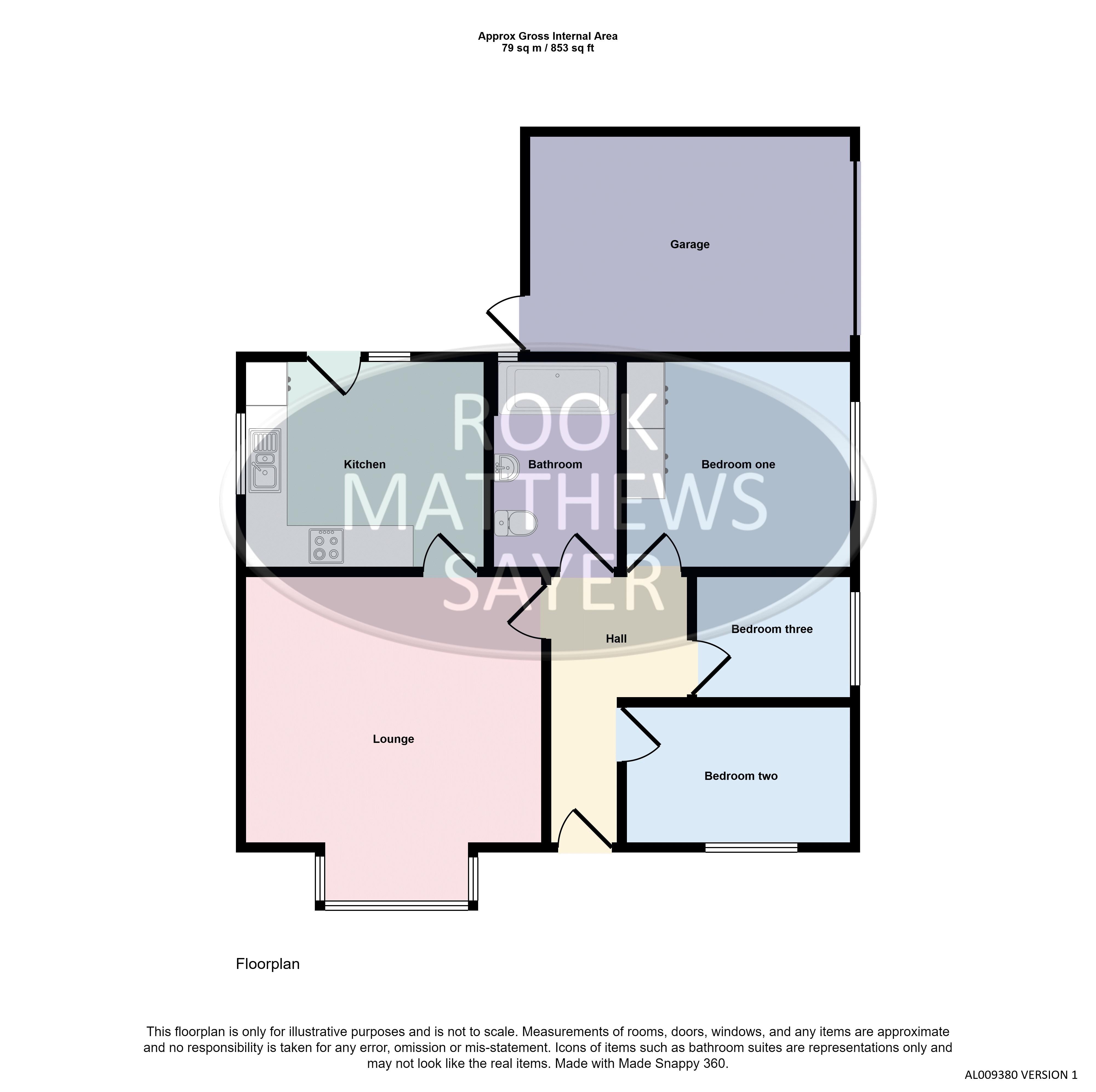 14, Clive Gardens, Alnwick floorplan