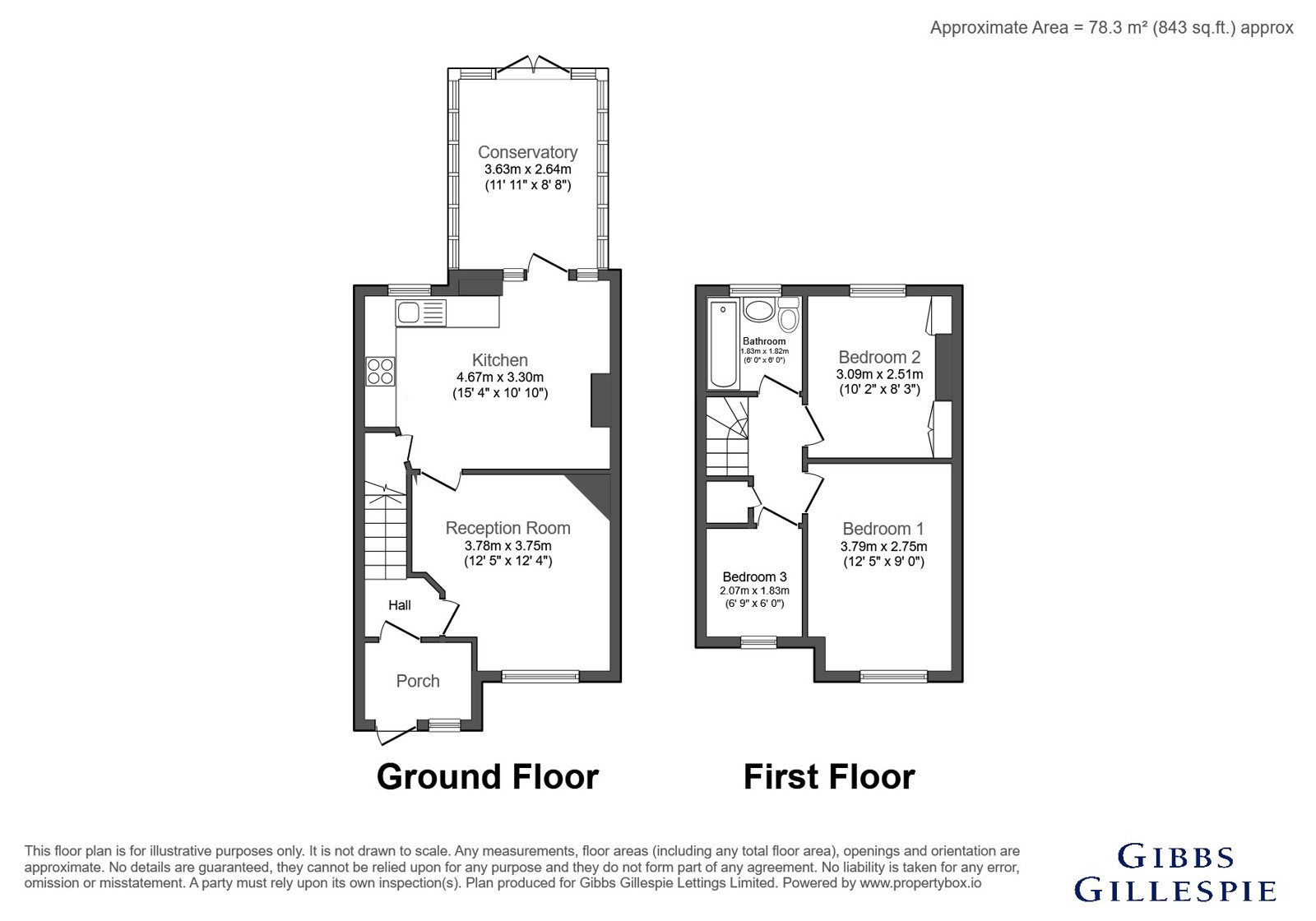 Misbourne Road, Uxbridge floorplan