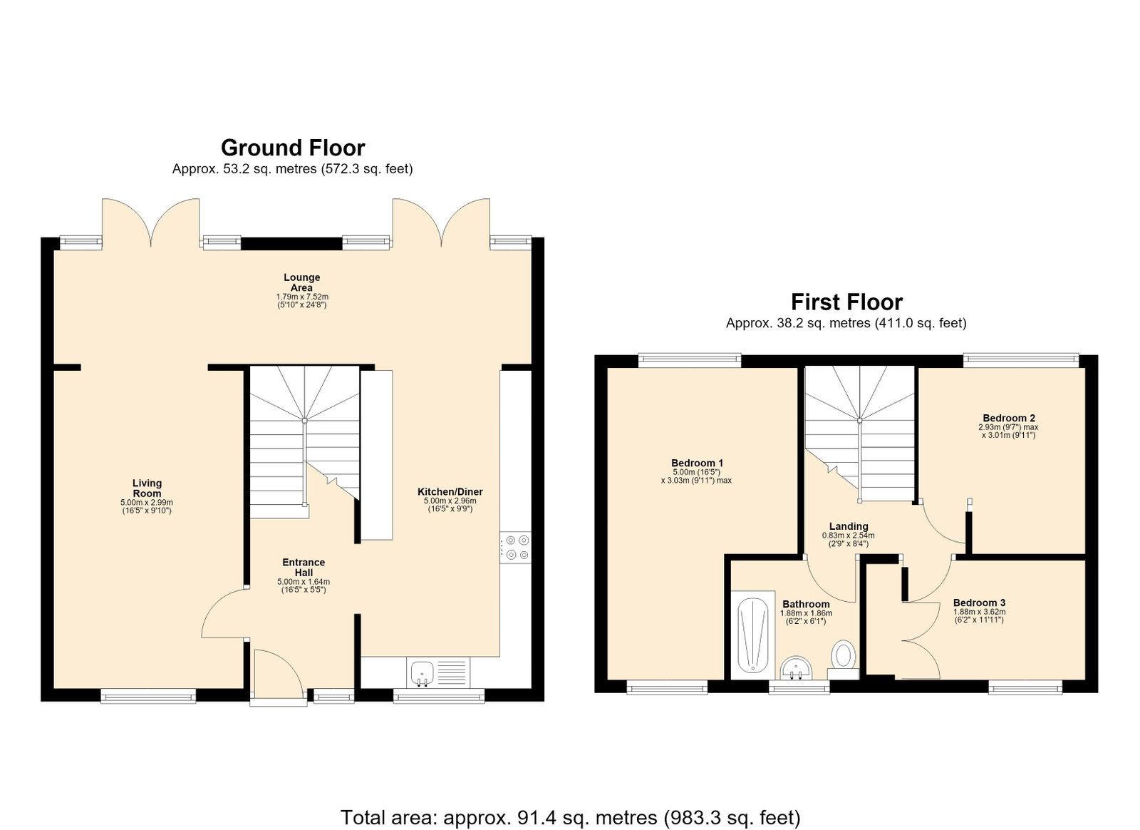 2, Beechtrees, Skelmersdale floorplan