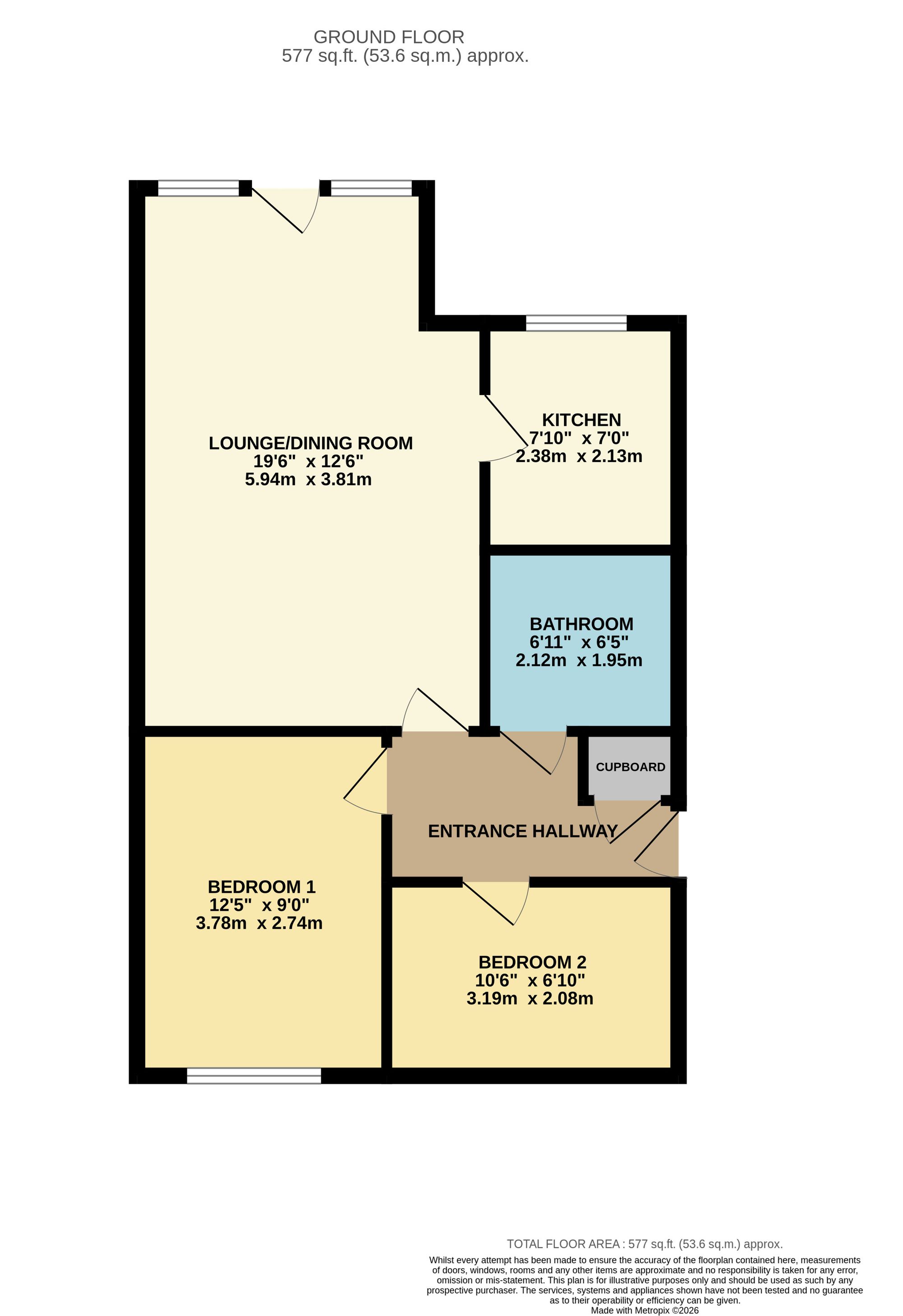 16 Greenmount Court, Bolton floorplan
