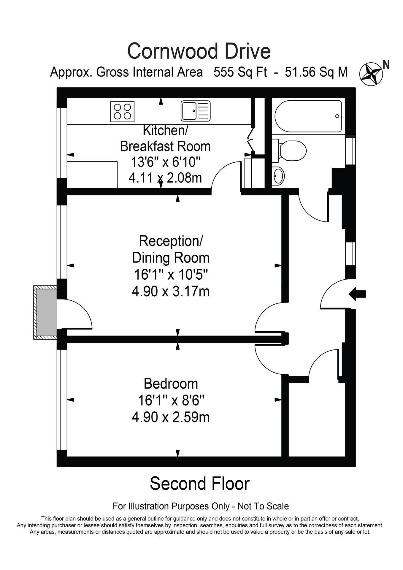 72 Cornwood Drive, London floorplan