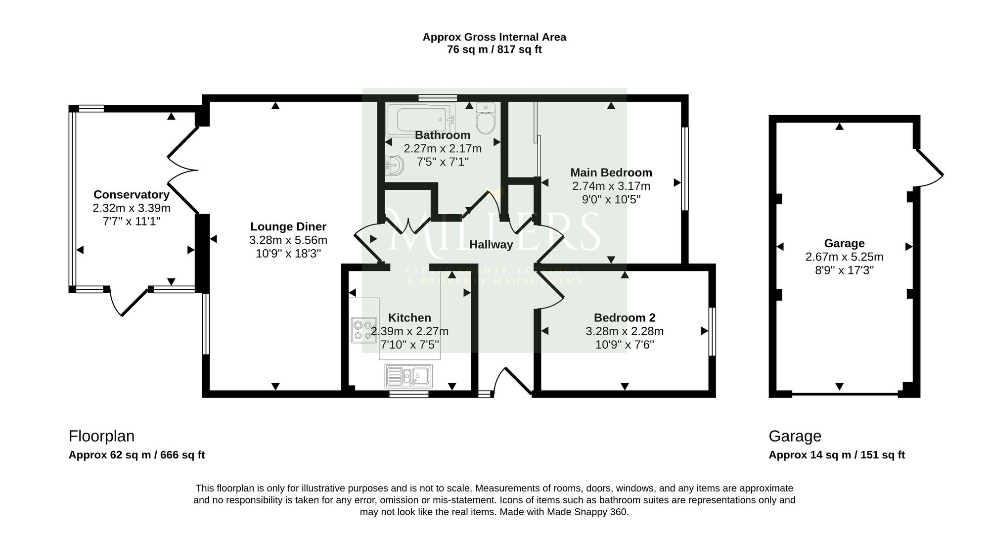 1 Hawthorn Rise, Norwich floorplan