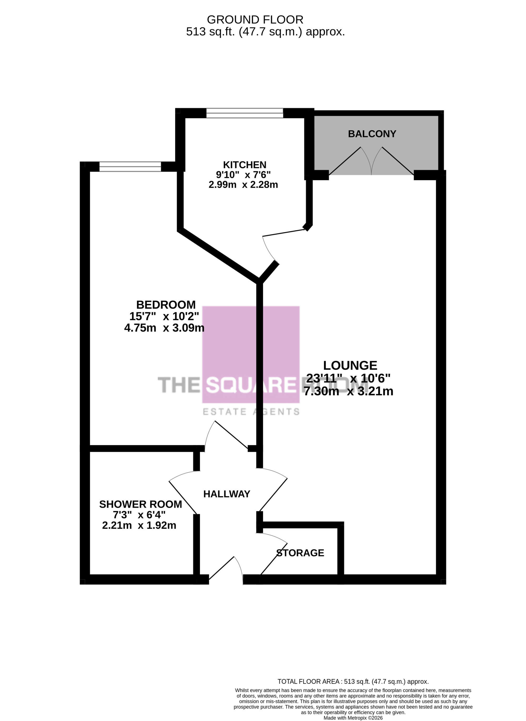 127, Sovereign Court, Cleveleys floorplan