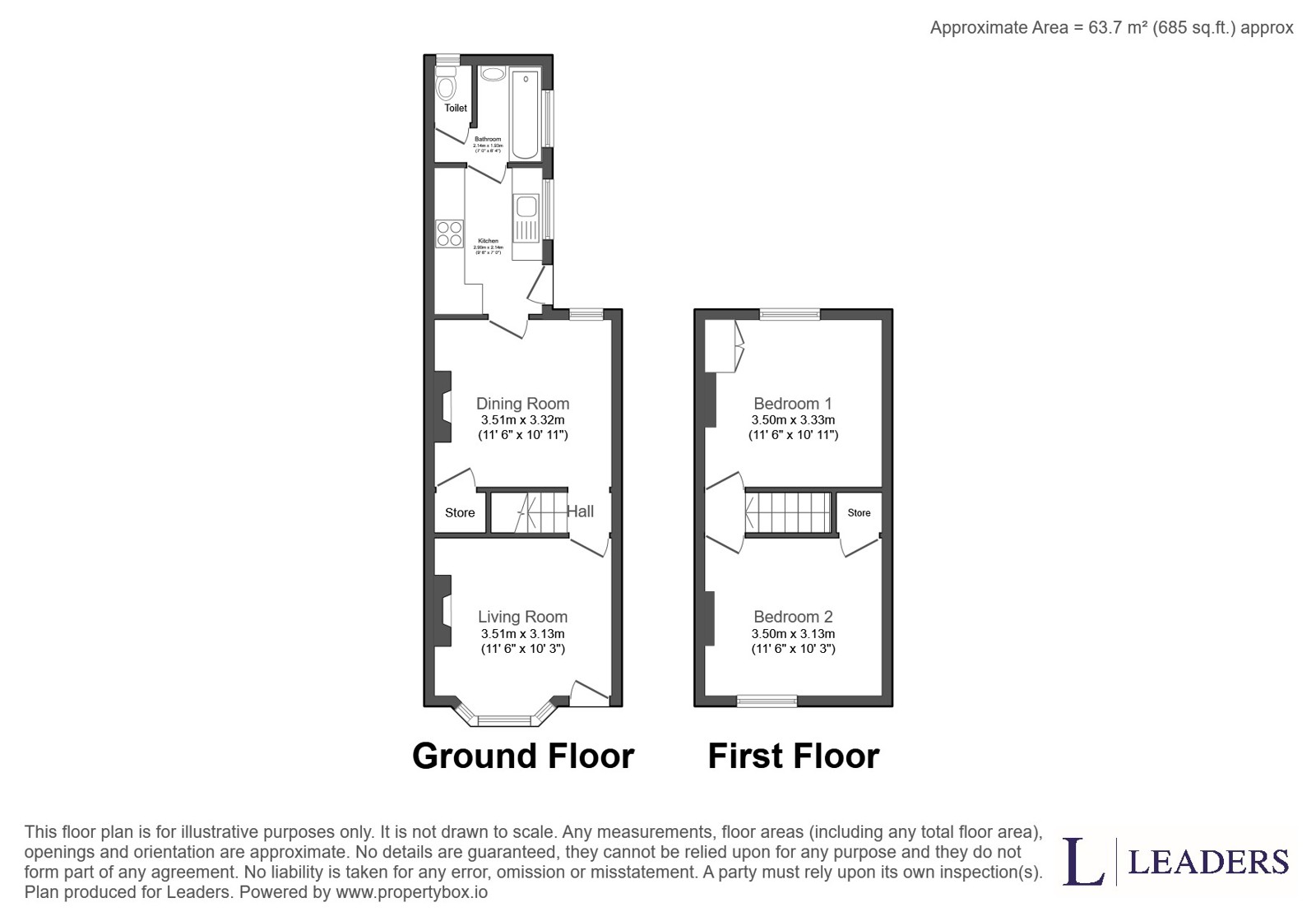6, Gladstone Road, Horsham floorplan