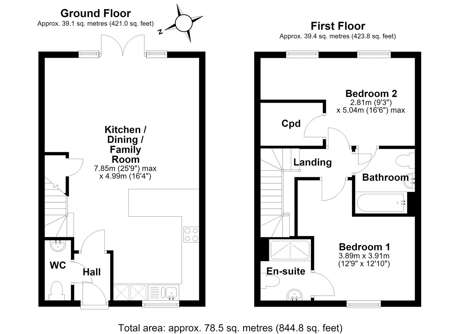 16, Grafton End, Cambridge floorplan