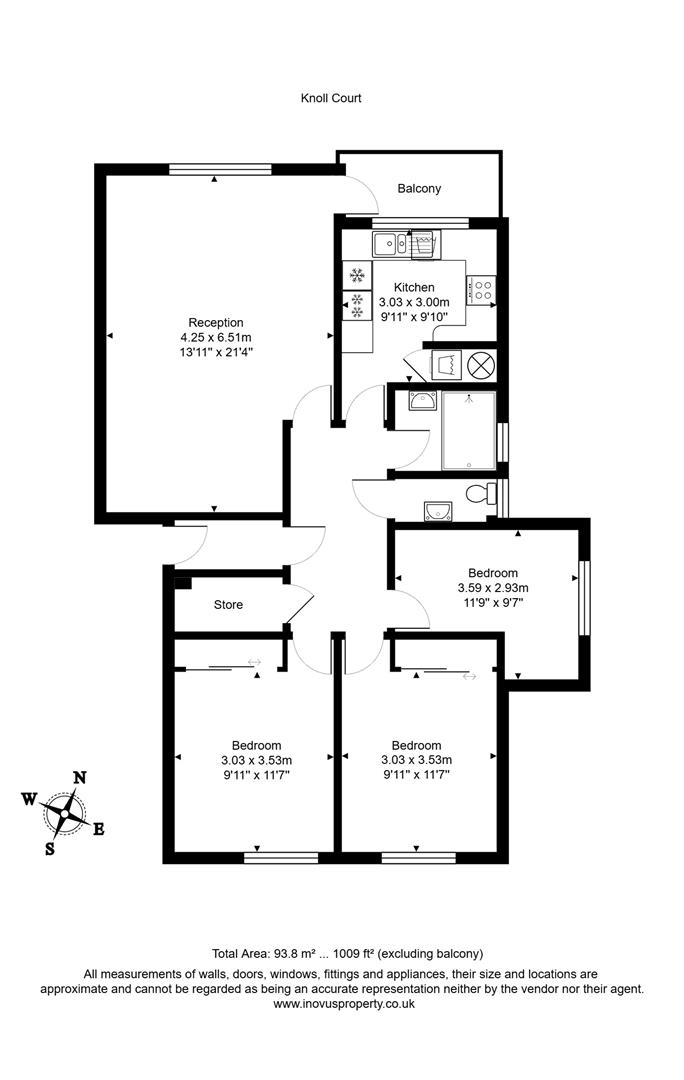 16 Knoll Court, Knoll Hill, Bristol floorplan