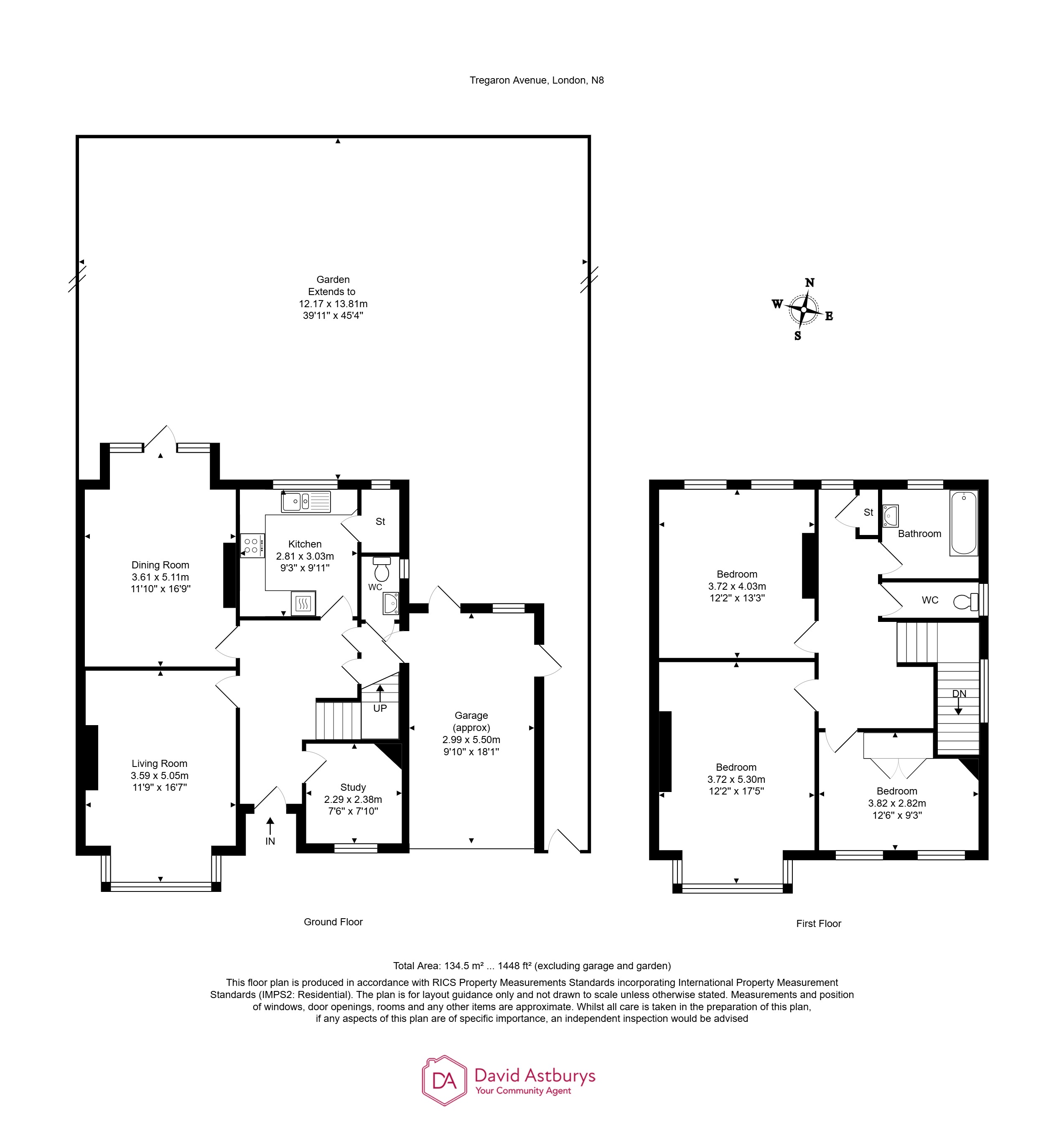 4, Tregaron Avenue, Crouch End floorplan