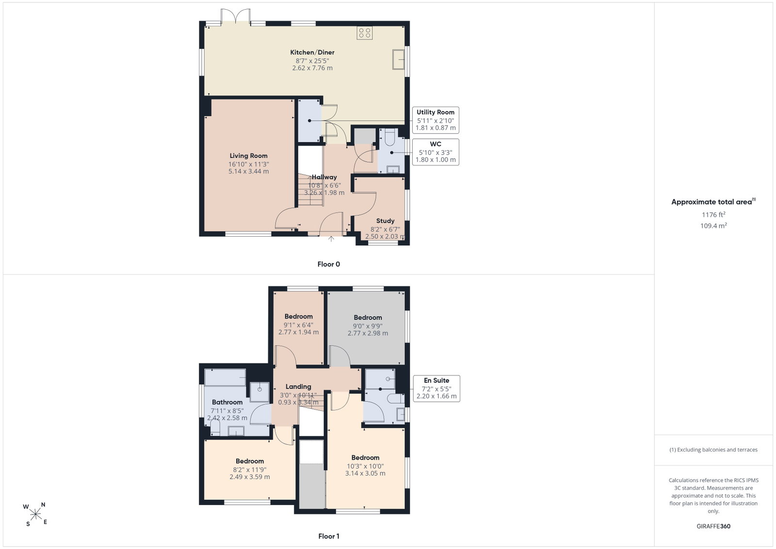 7, Harvest Road, Attleborough floorplan