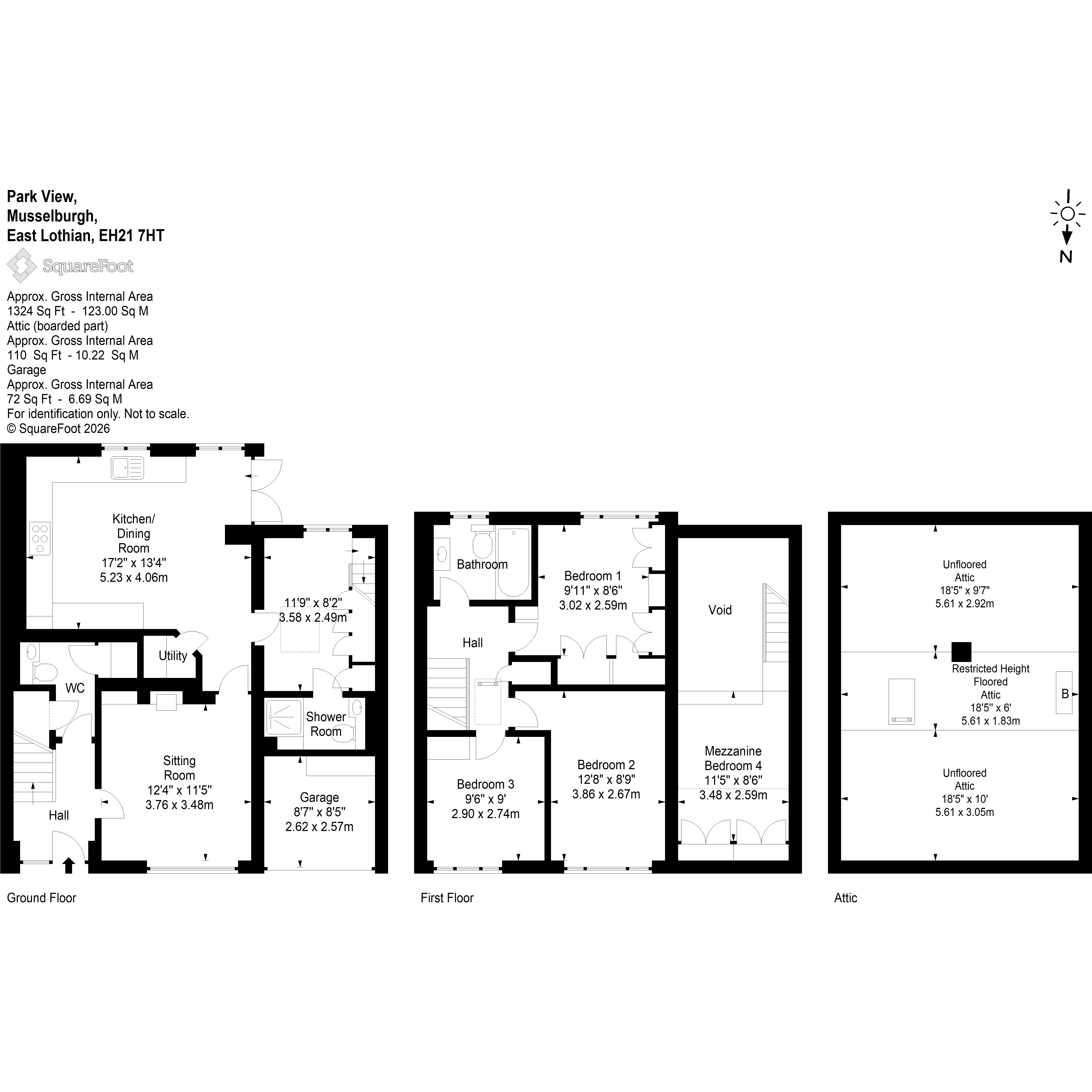 15, Park View, Musselburgh floorplan