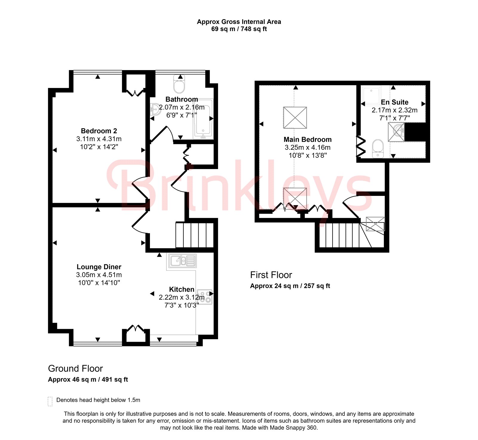 61B, Approach Road, Merton floorplan