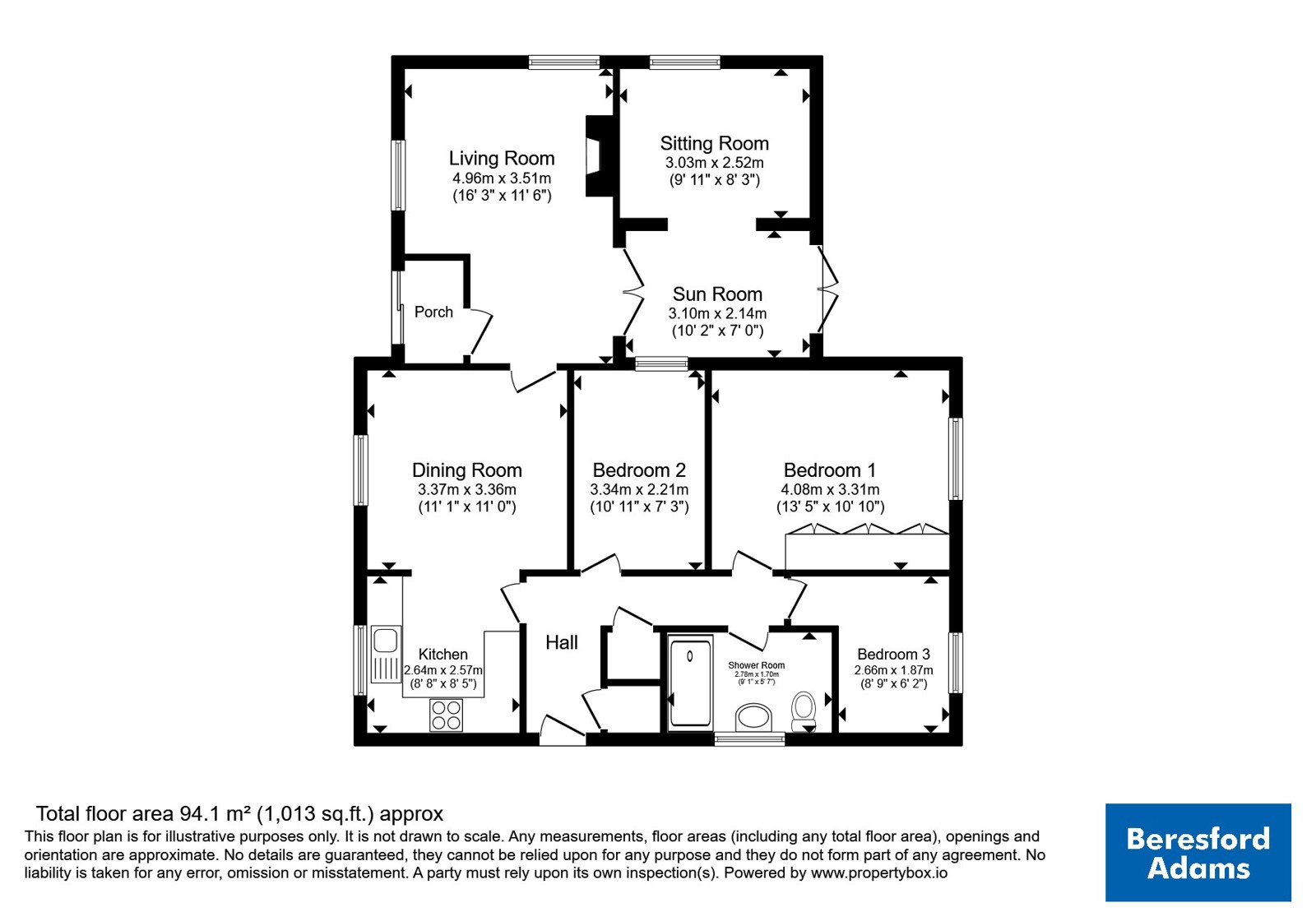 31, Fairoaks Crescent, Wrexham floorplan