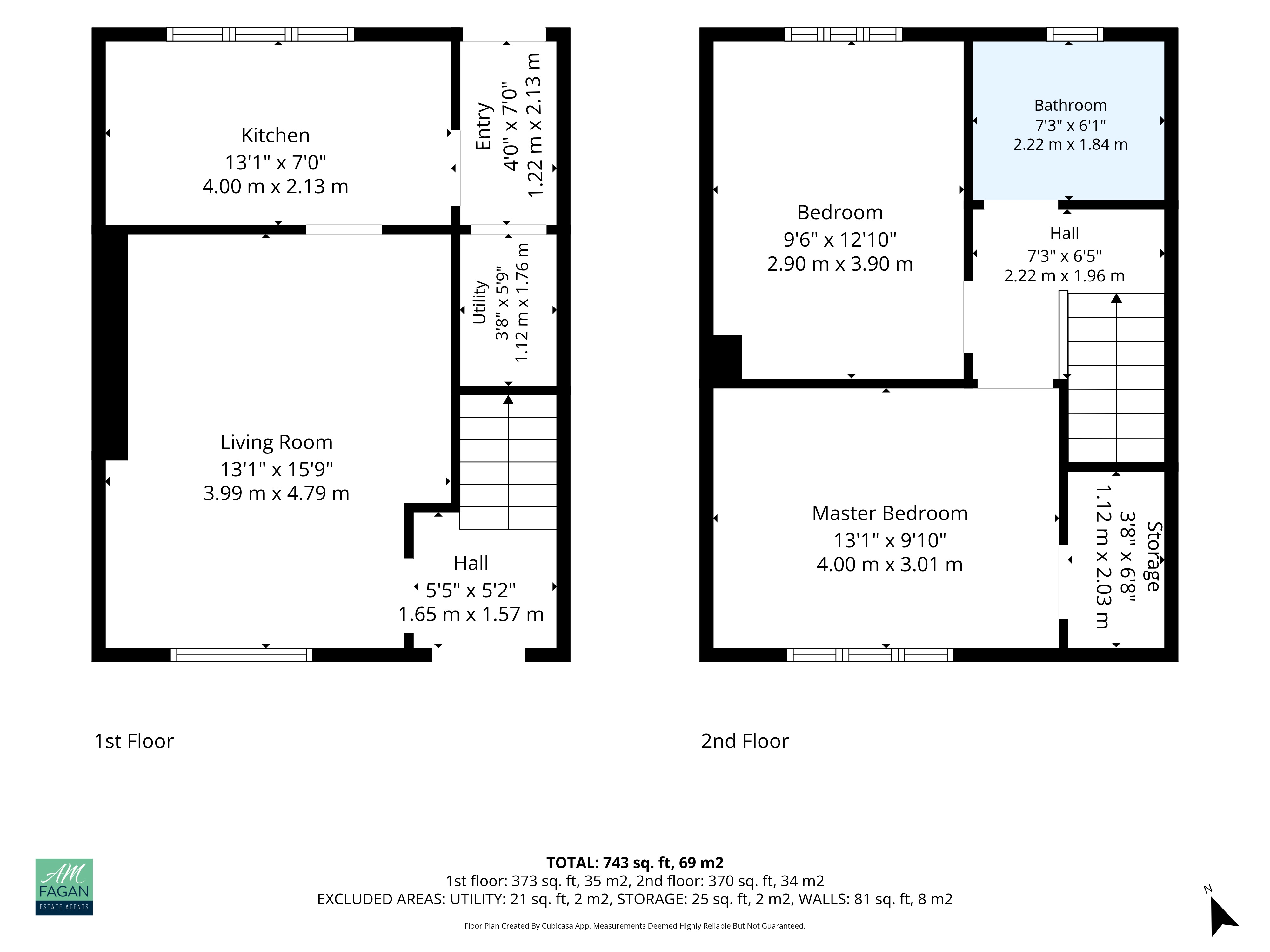127, Park Road, Calderbank floorplan