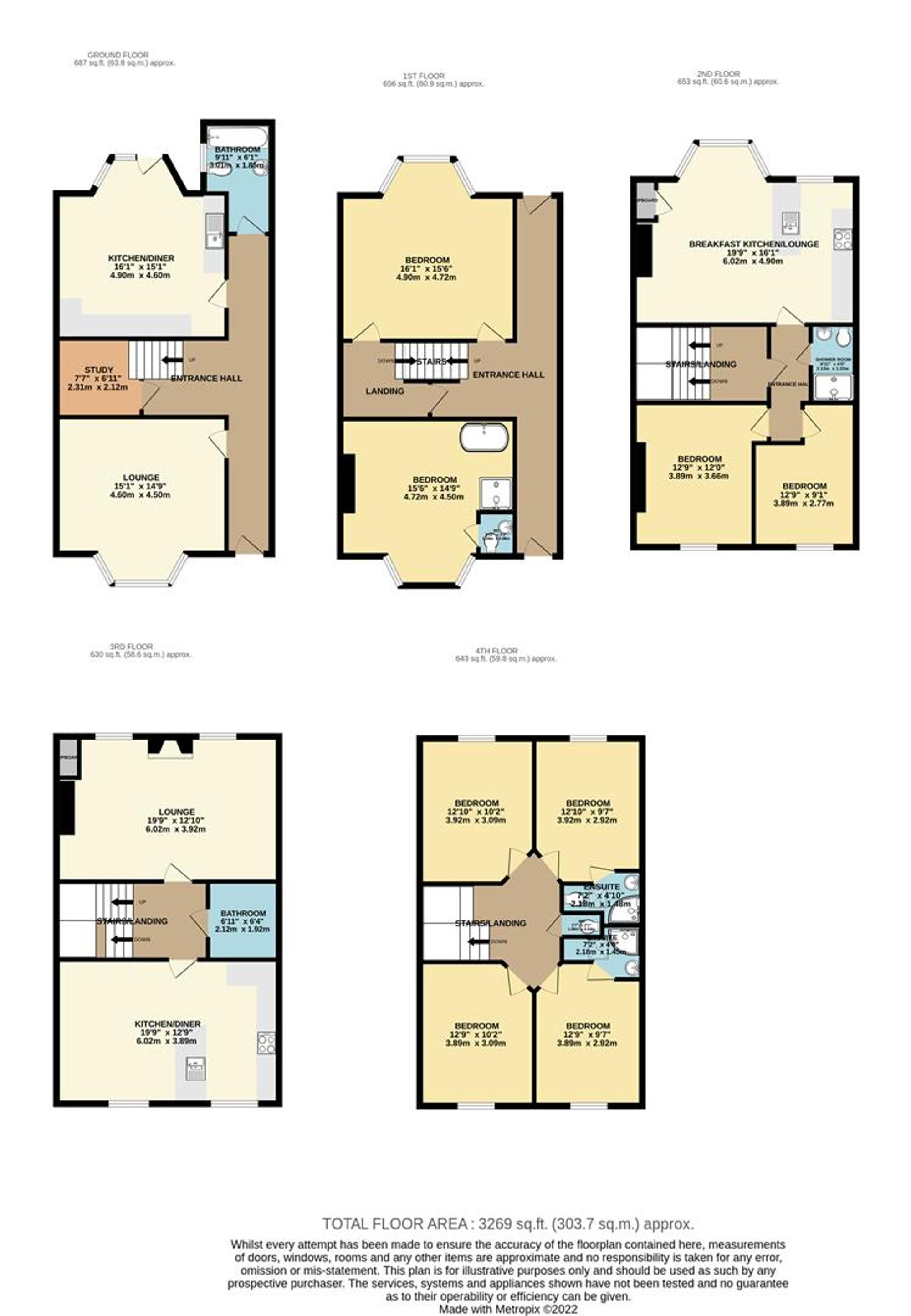 160 Castle Road, Scarborough floorplan