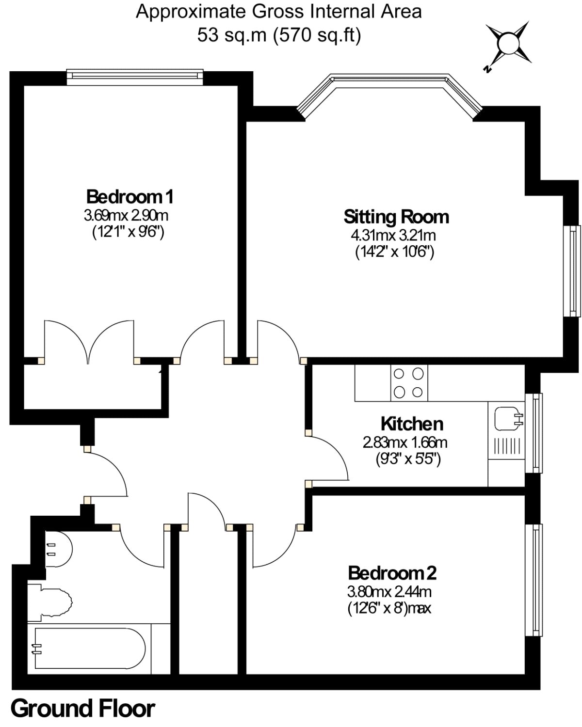 2 bed flat for sale in Anchor Hill, Knaphill, Woking GU21 Zoopla