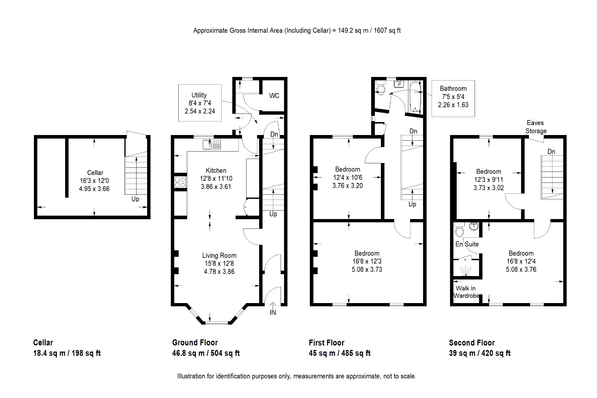 4 Bedrooms Terraced house for sale in Granville Road, Harrogate, North Yorkshire HG1