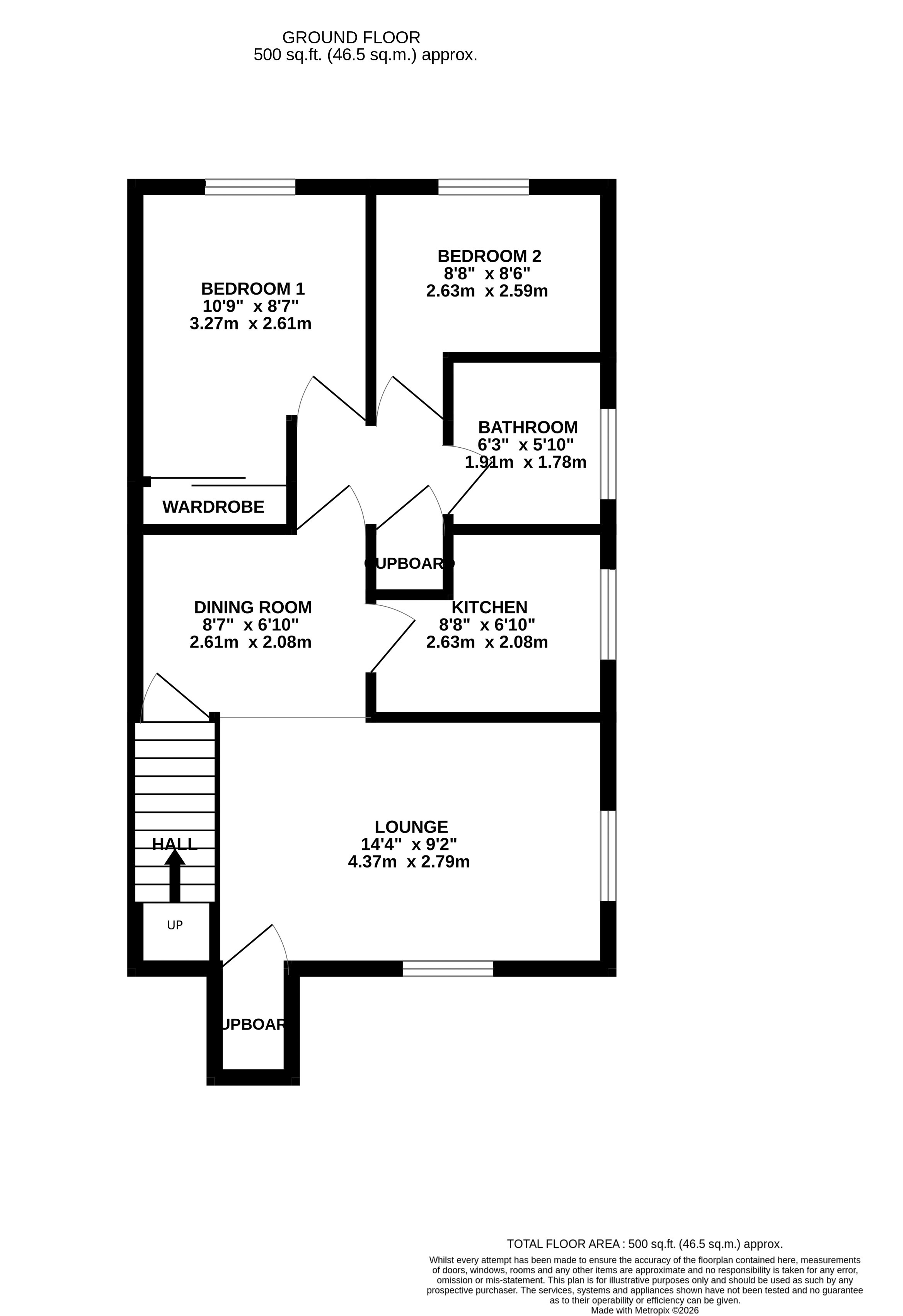 41, Langwell Close, Warrington floorplan