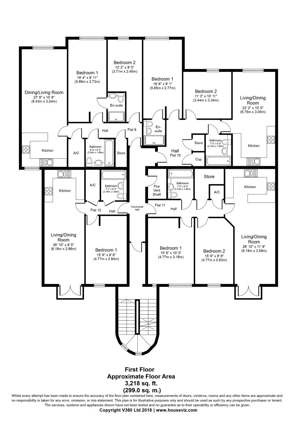 Apartment 11, Dain Court 488, Bristol Road, Selly Oak floorplan
