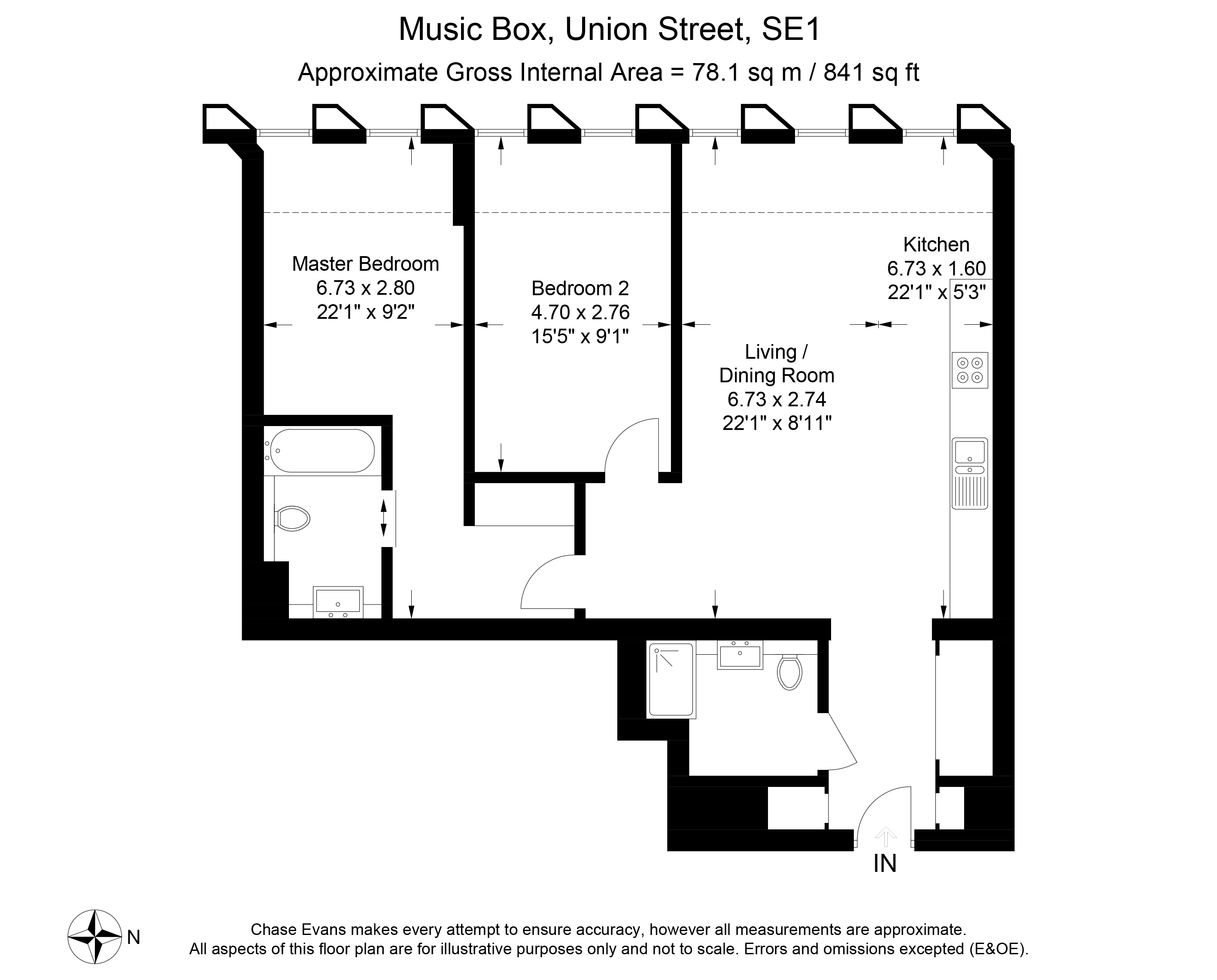 2 Bedrooms Flat to rent in The Music Box, Union Street, Southwark SE1