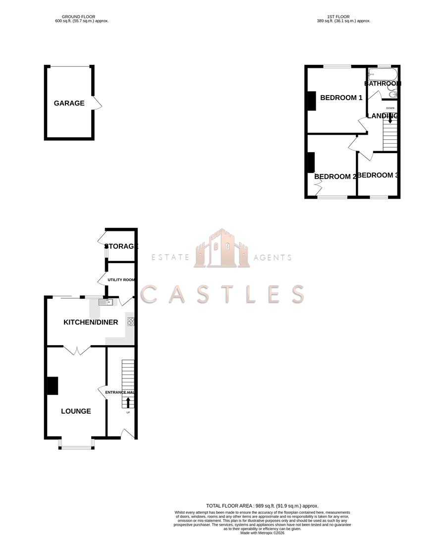 31, Central Road, Fareham floorplan
