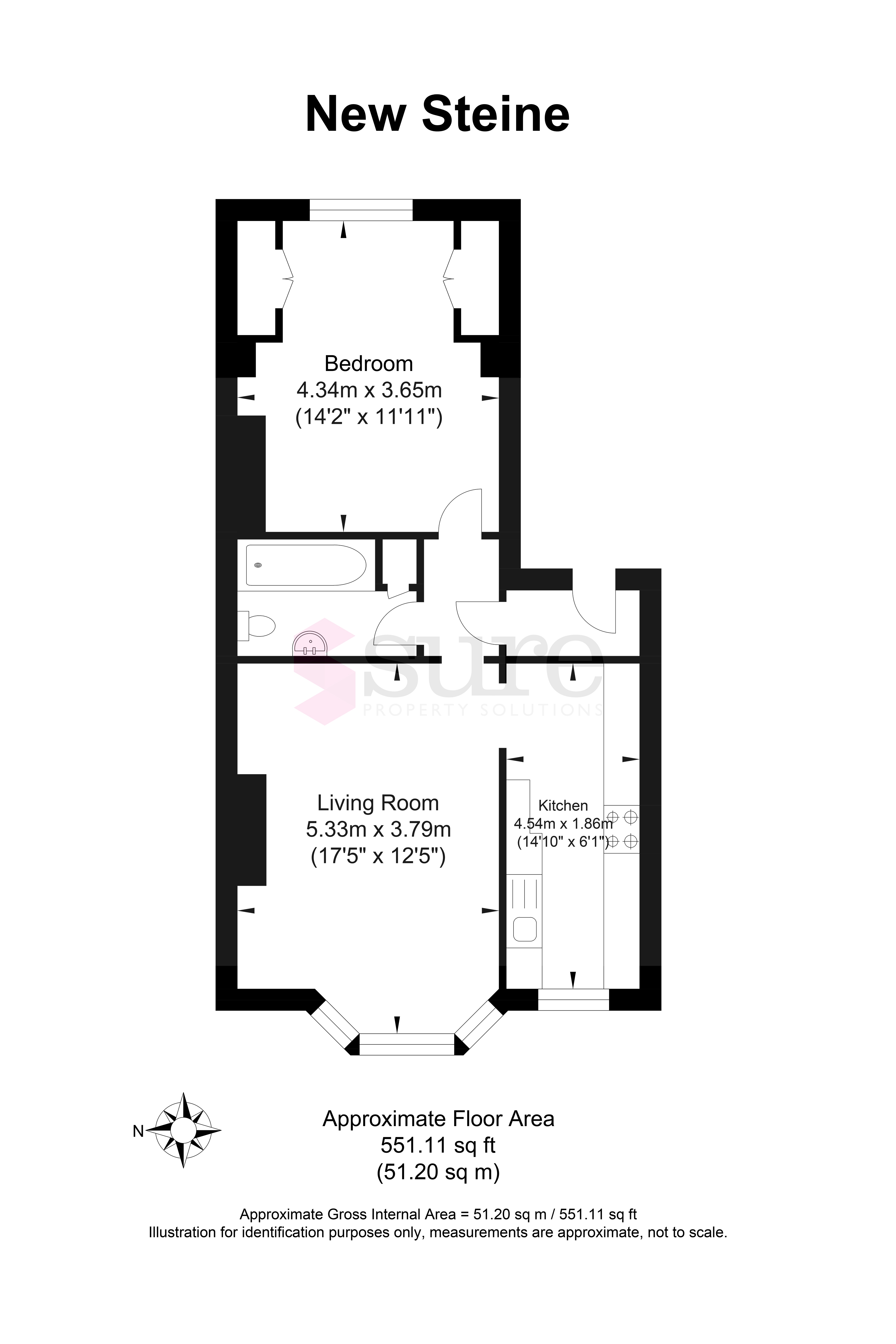 4, 18, New Steine, Brighton floorplan