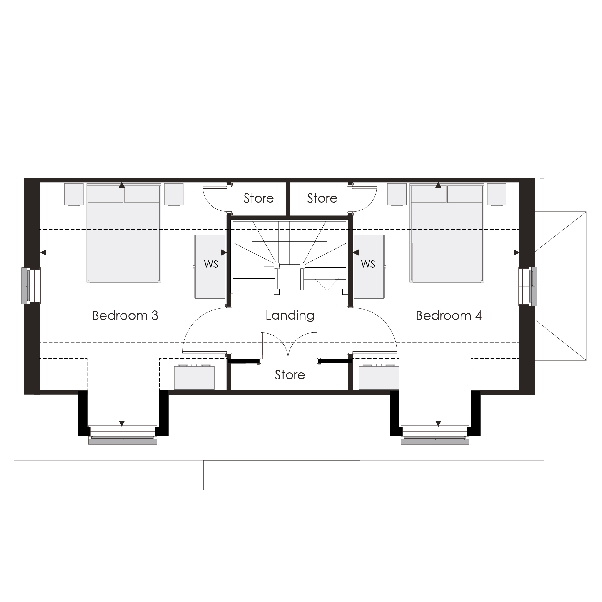 Oakfield Lane, Wilmington floorplan