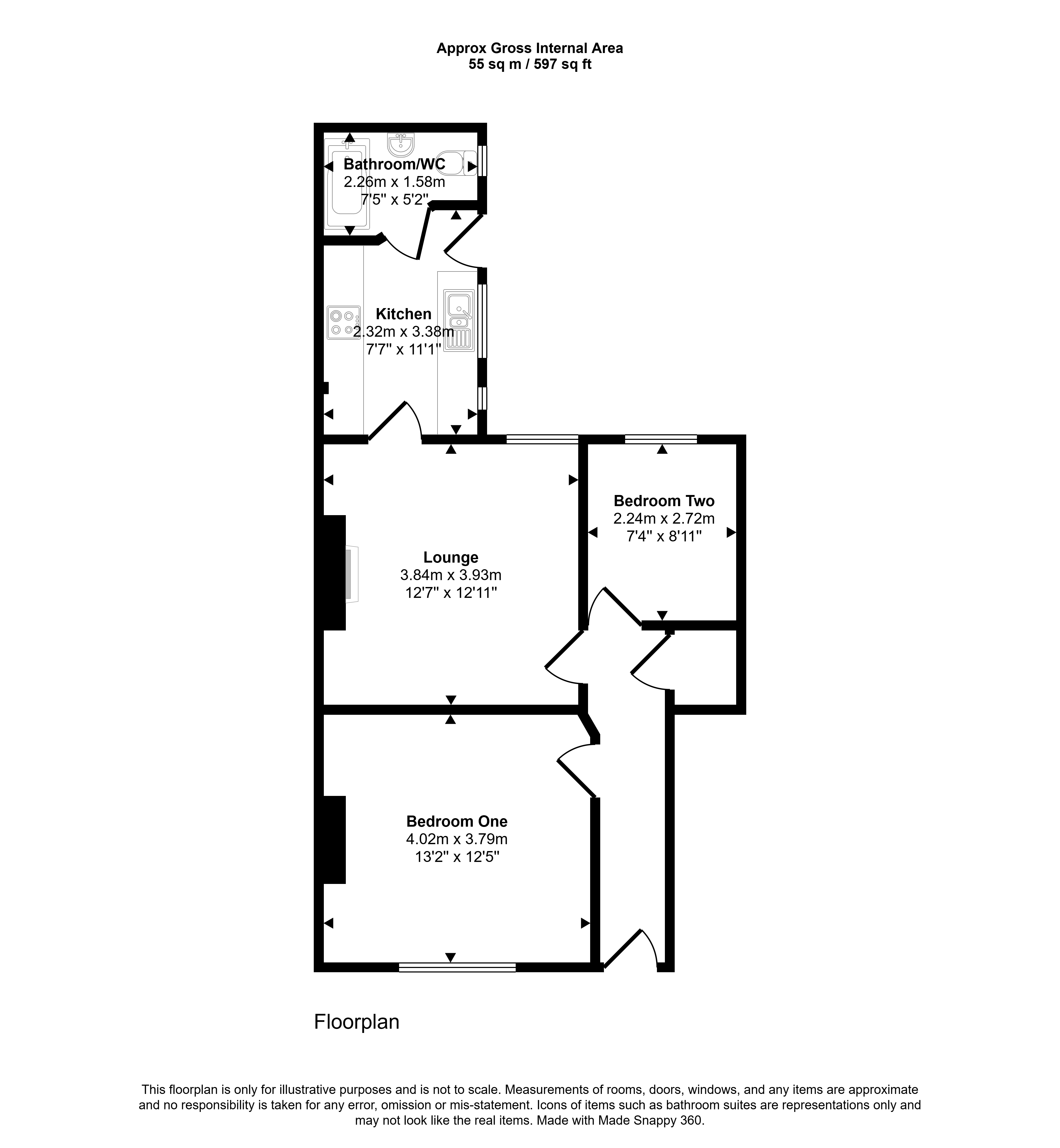 89, Relton Avenue, Newcastle upon Tyne floorplan
