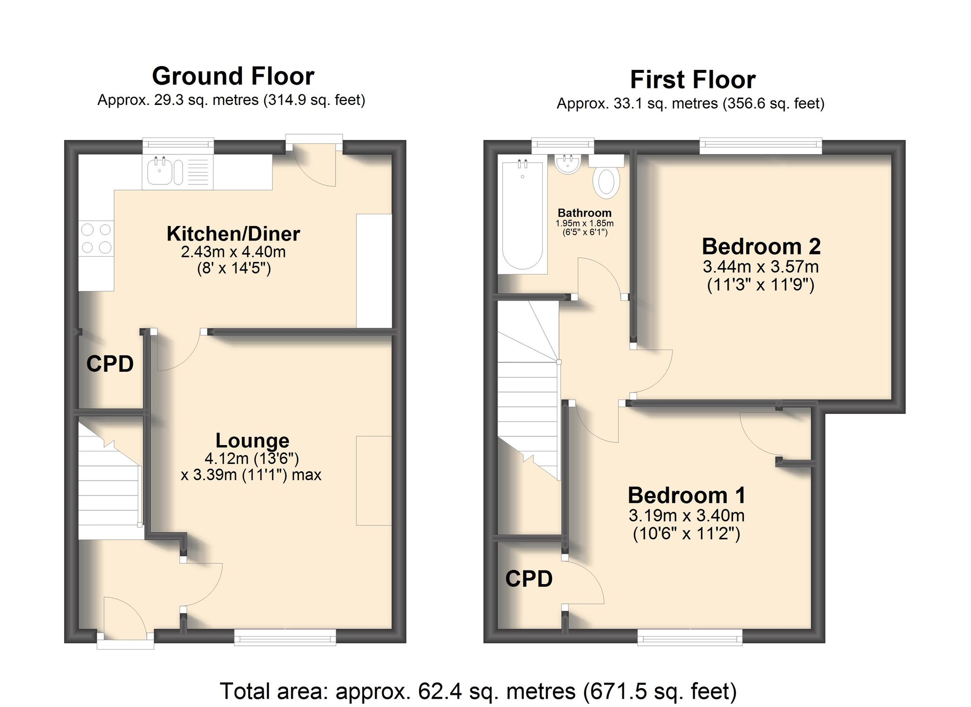 Swanbourne Road, Sheffield S5, 2 bedroom terraced house for sale