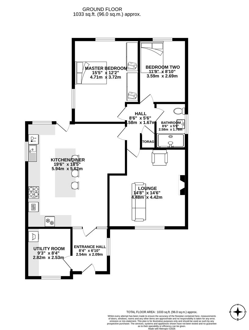 57, Long Croft Meadow, Chorley floorplan
