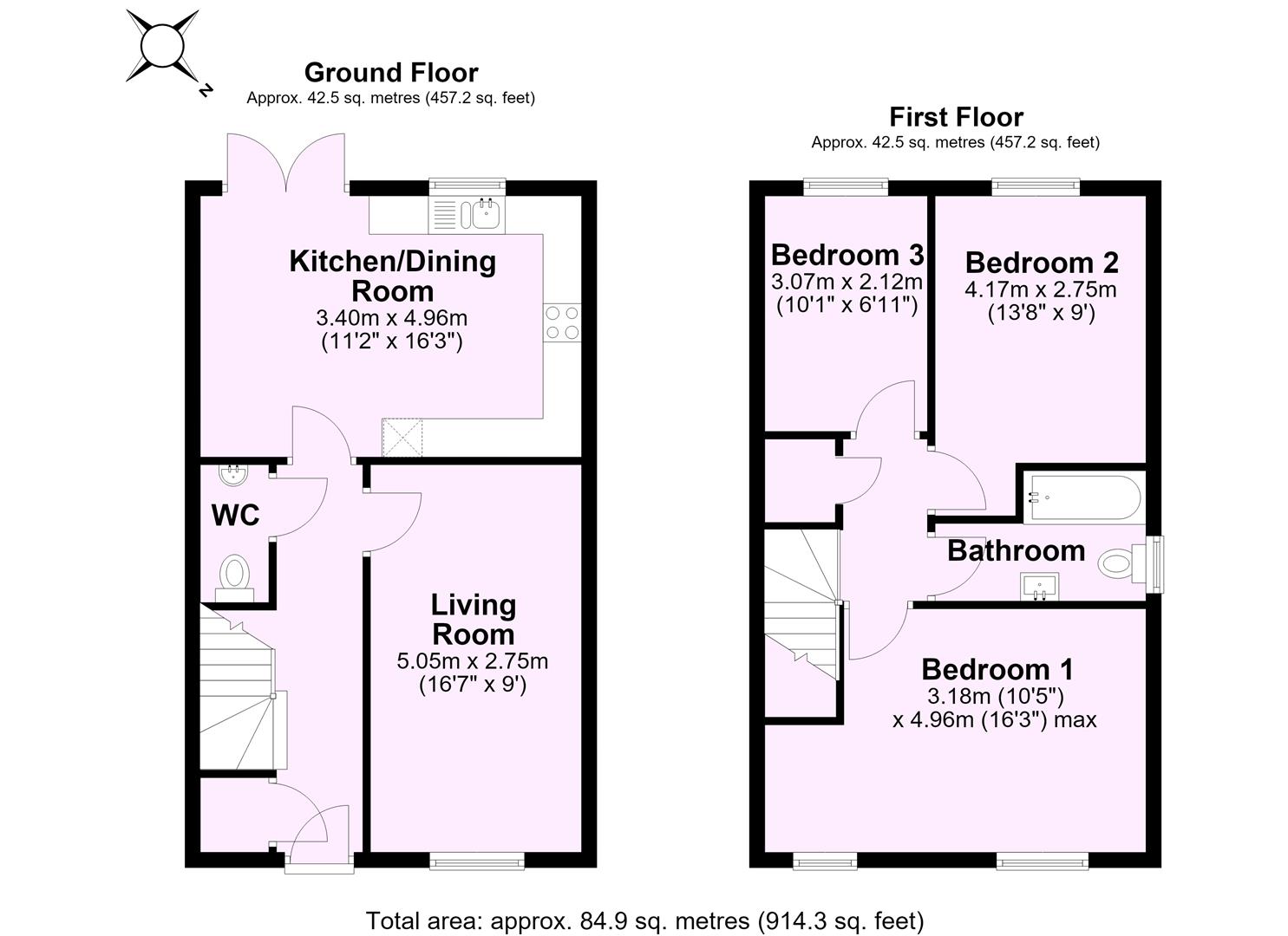 6, Hawthorn Fields, York floorplan