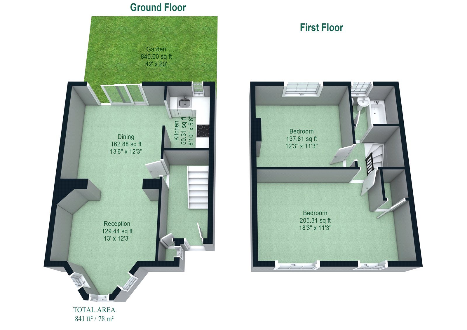 Flexmere Road, London floorplan