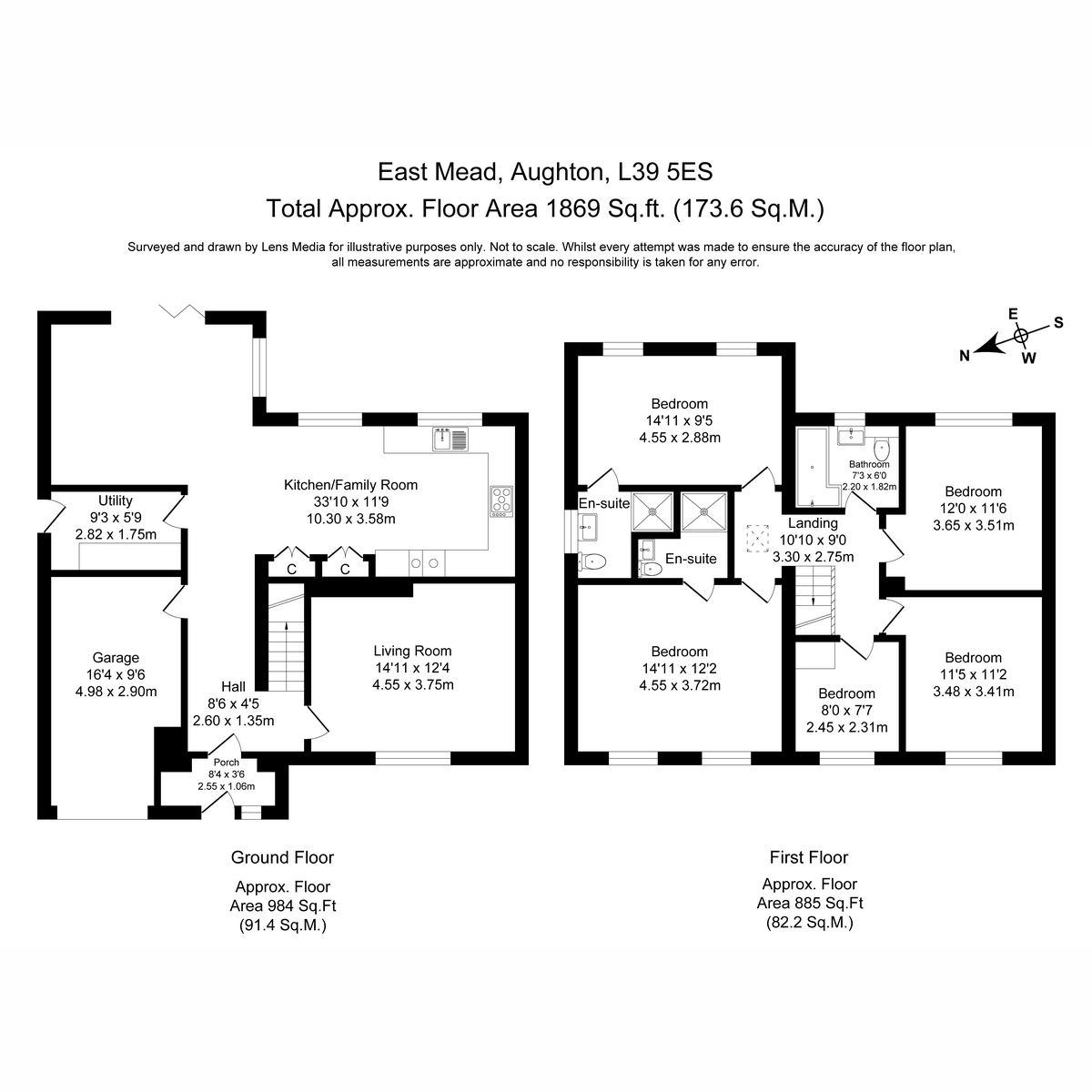 12, East Mead, Aughton floorplan