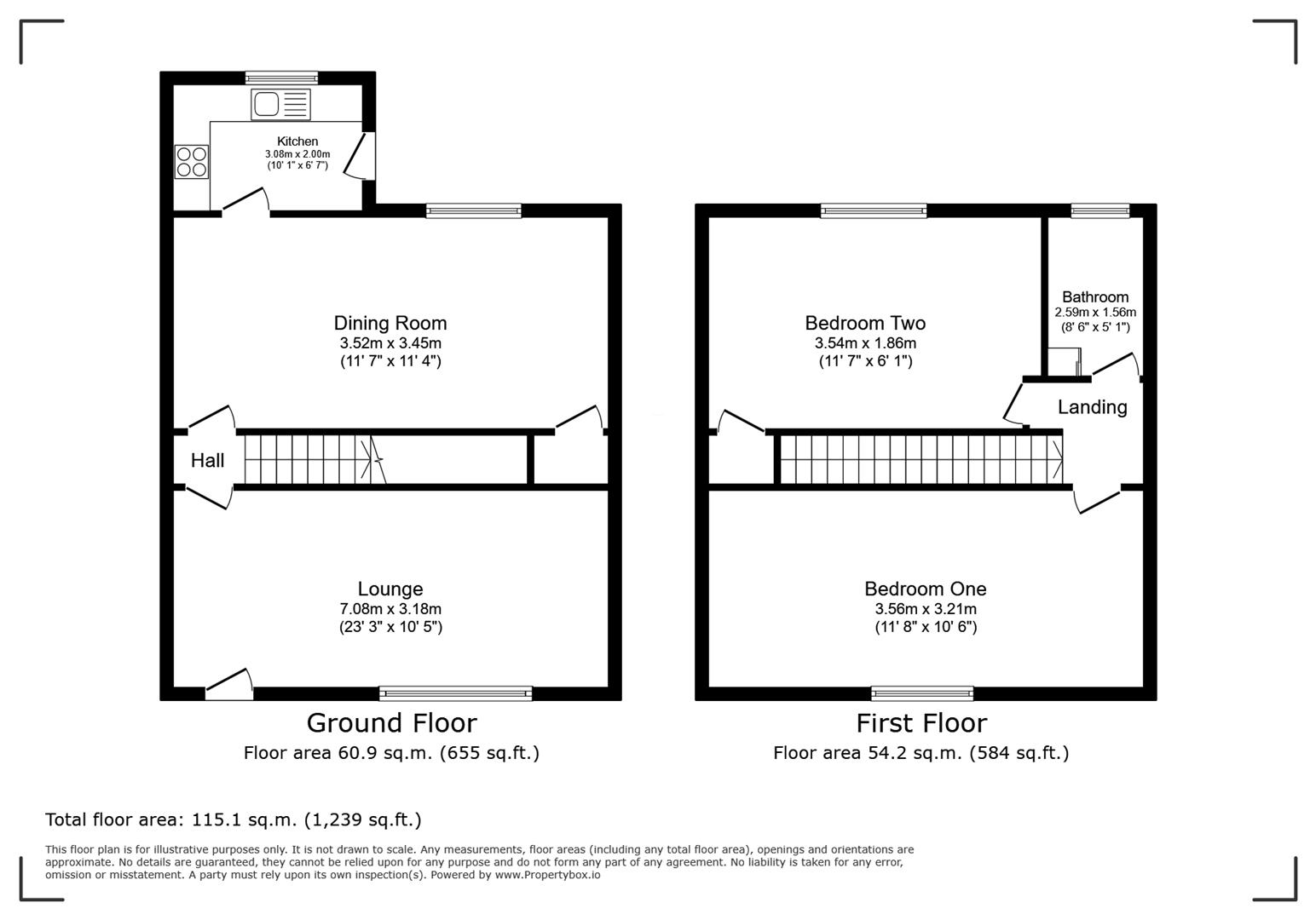 13, Lindley Street, Rotherham floorplan