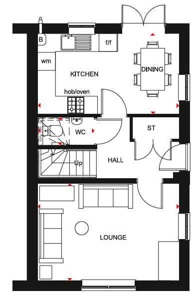 3 Bedrooms Semi-detached house for sale in 