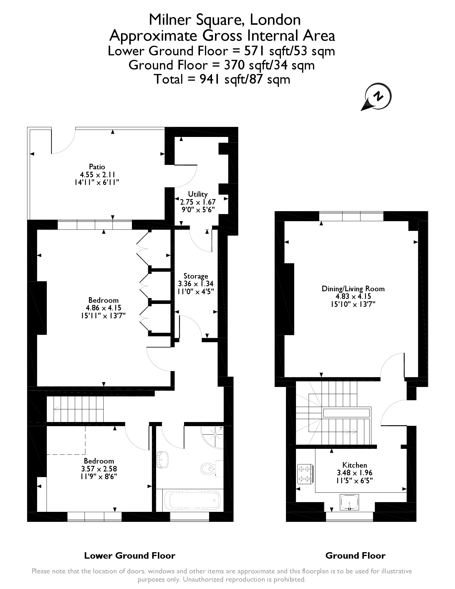 2 Bedrooms Flat for sale in Milner Square, London N1