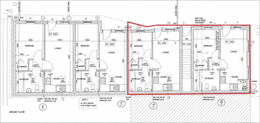 1, 3, 5, 7 & 9 St. Thomas Road, Spalding floorplan