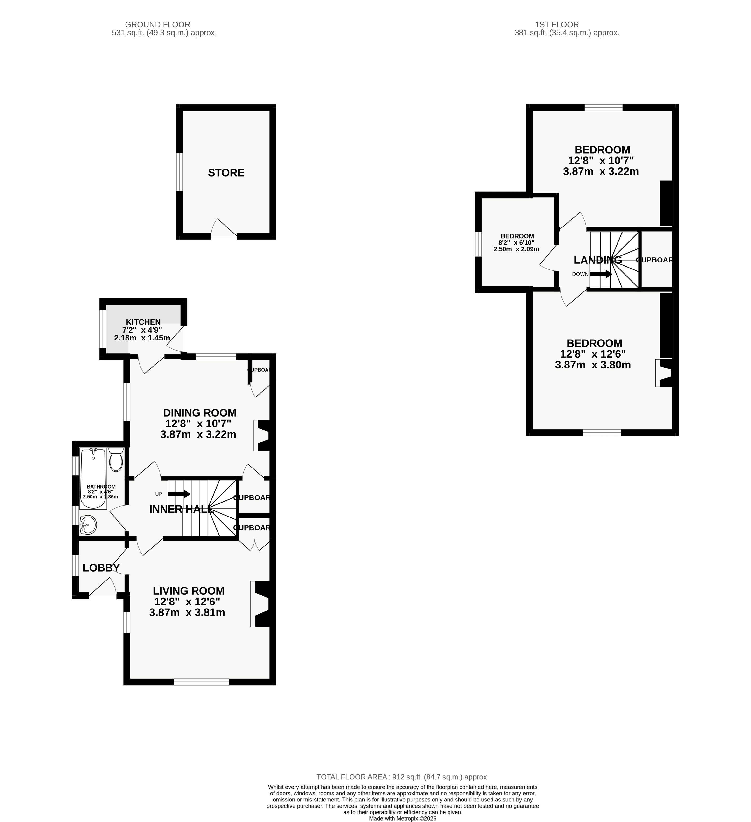 1 Manor Farm Cottage,, Angel Lane, New Milton floorplan