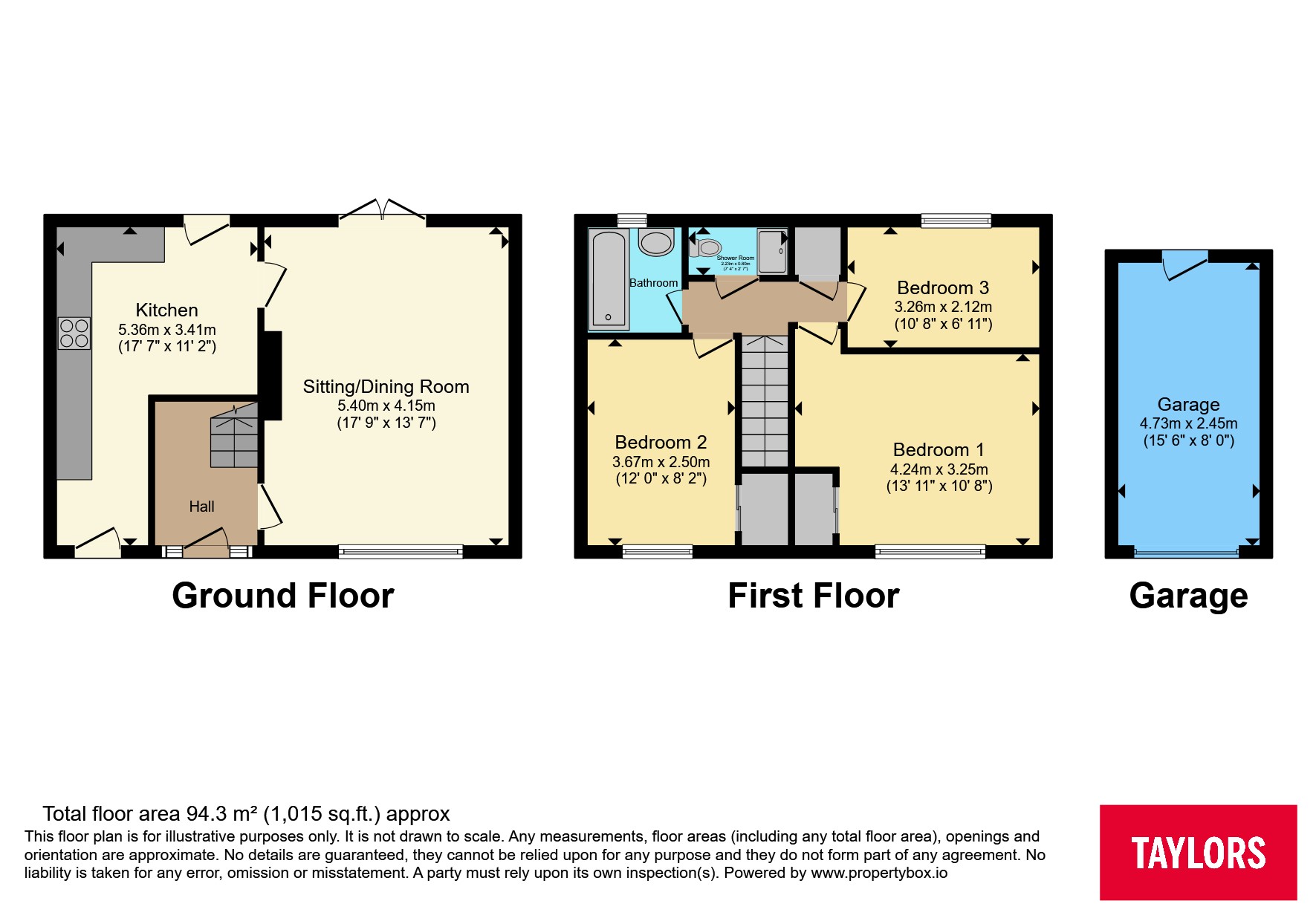 44, Elderfield Road, Oxfordshire floorplan