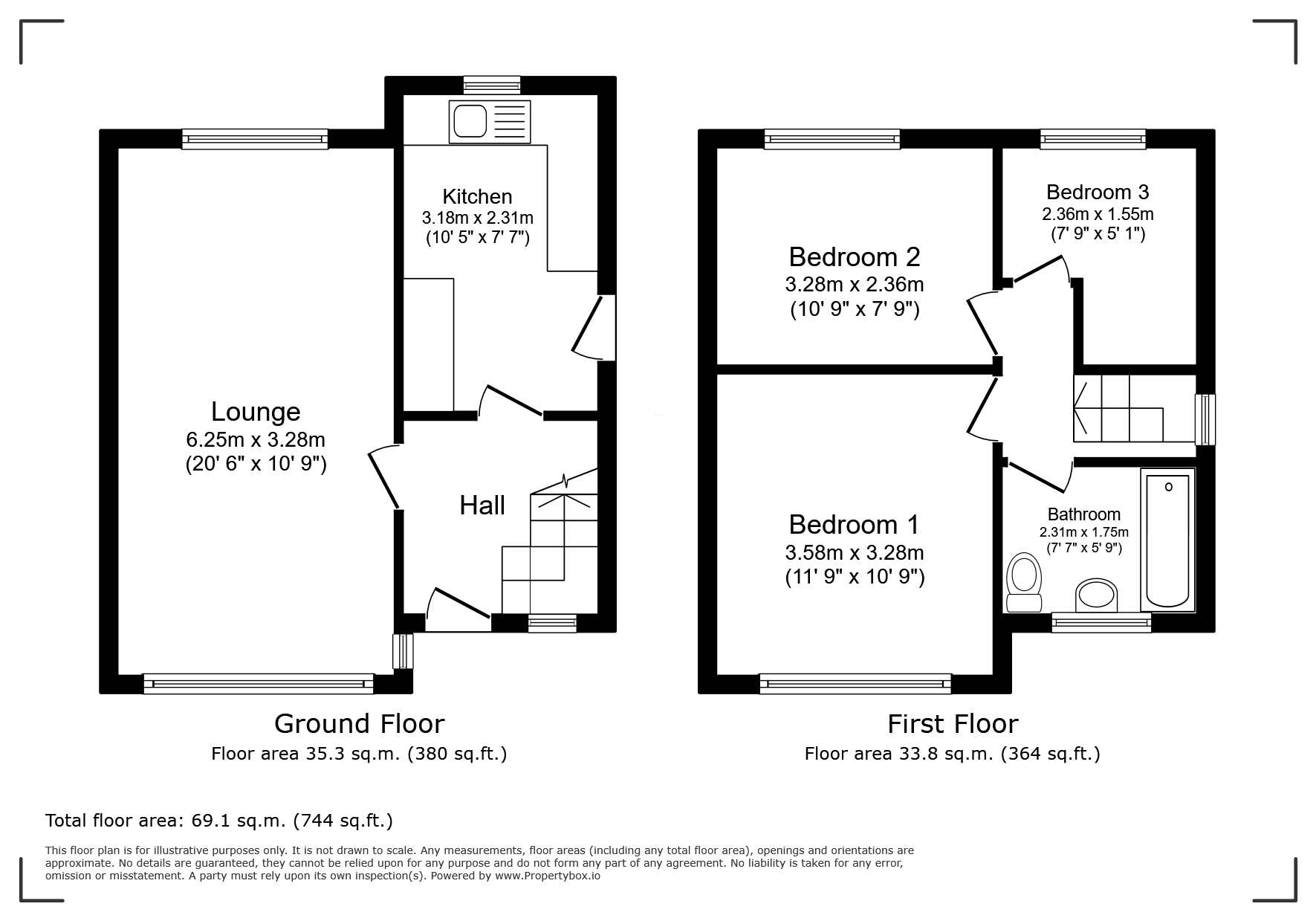 143, Lancaster Road, Salford floorplan