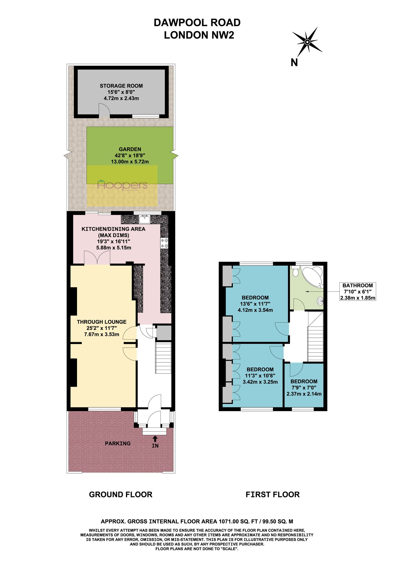 Dawpool Road, London, NW2 floorplan