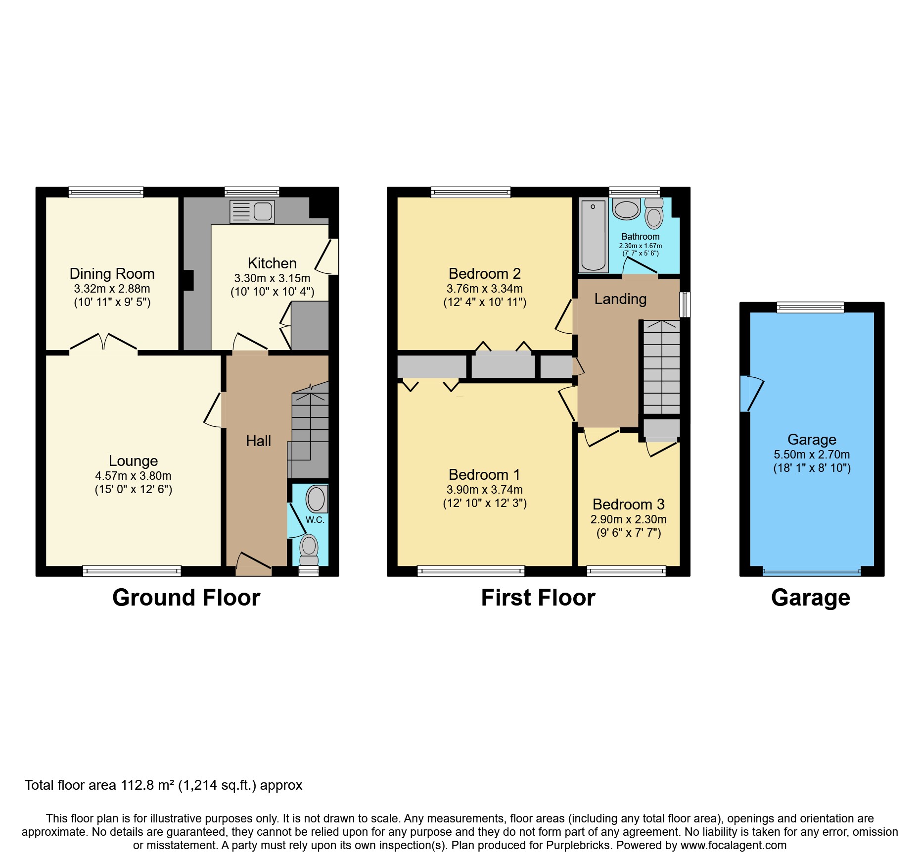 50, Norrington Road, Maidstone floorplan