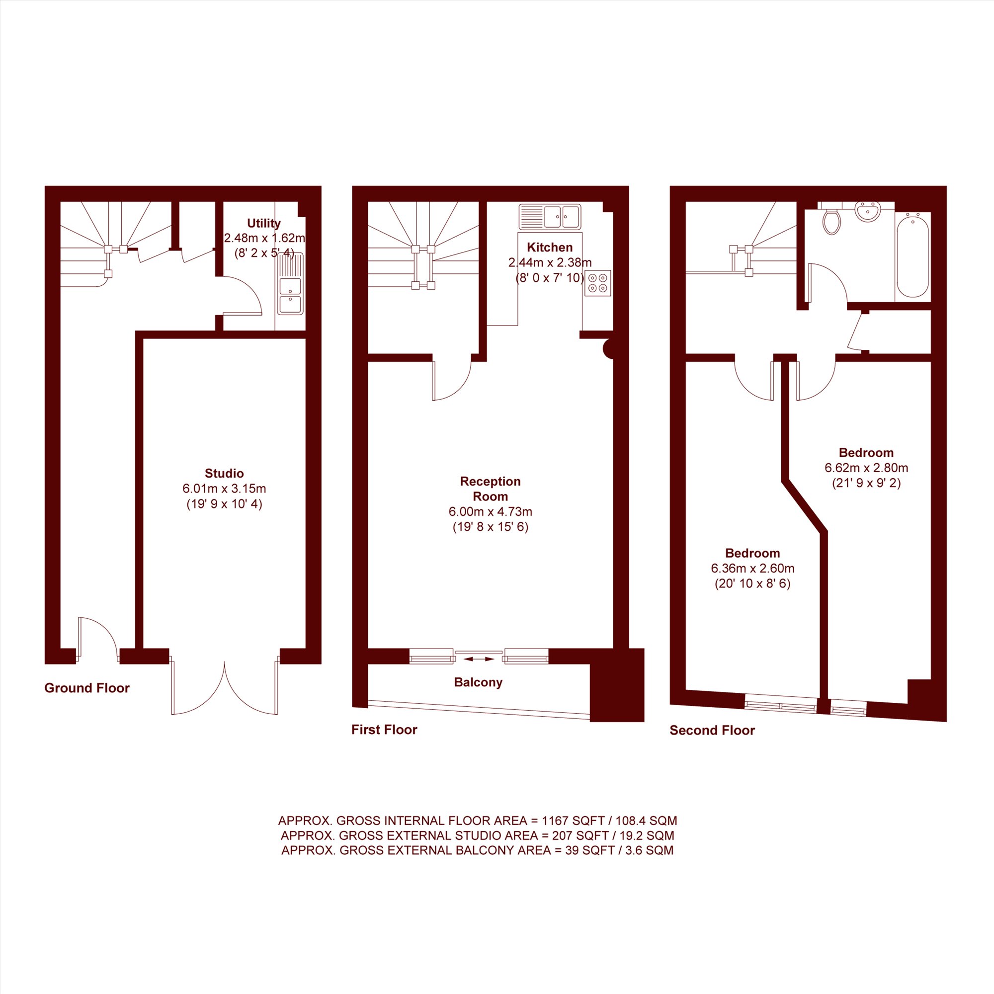37, Vineyard Path, London floorplan