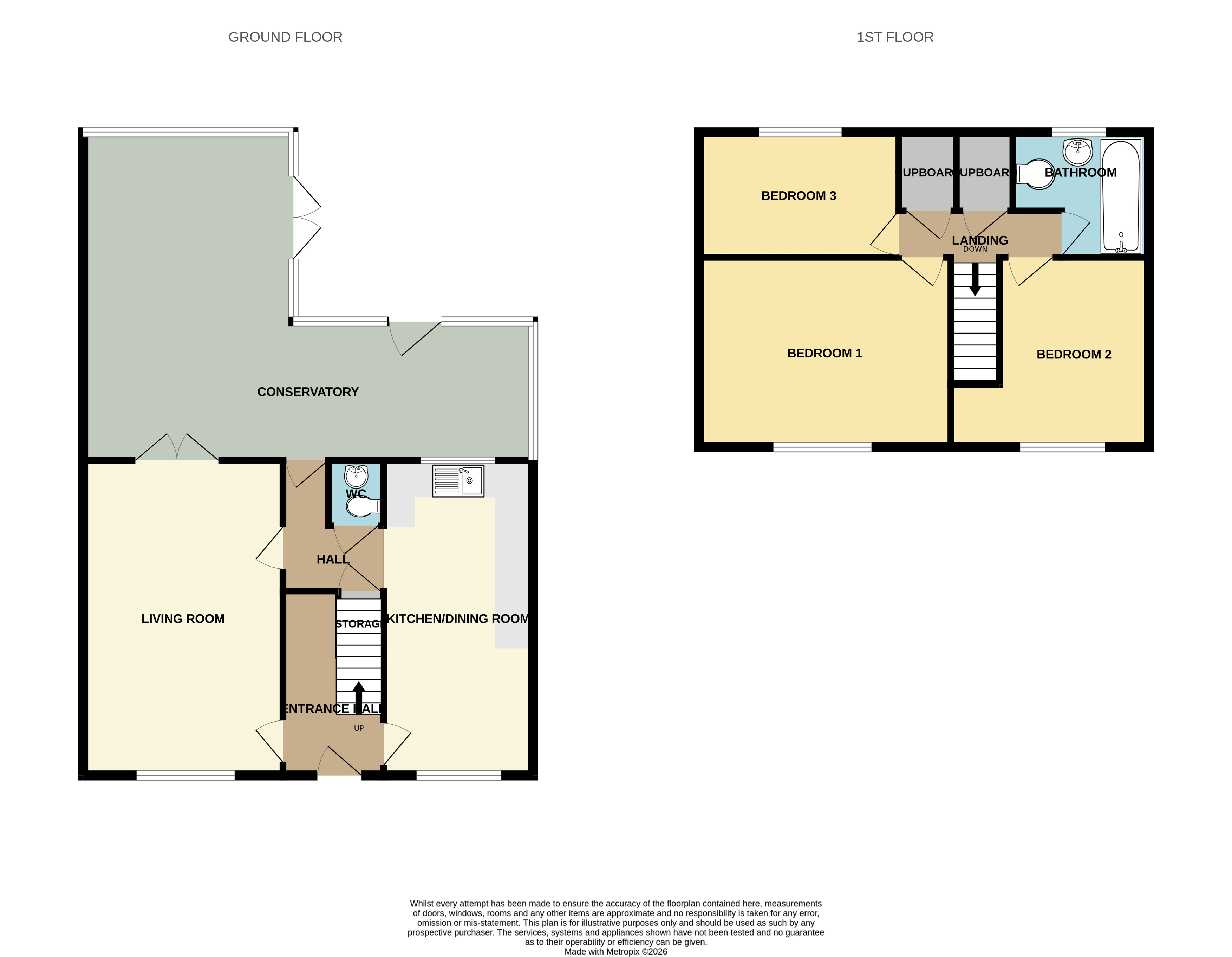 12, Thackeray Close, Essex floorplan