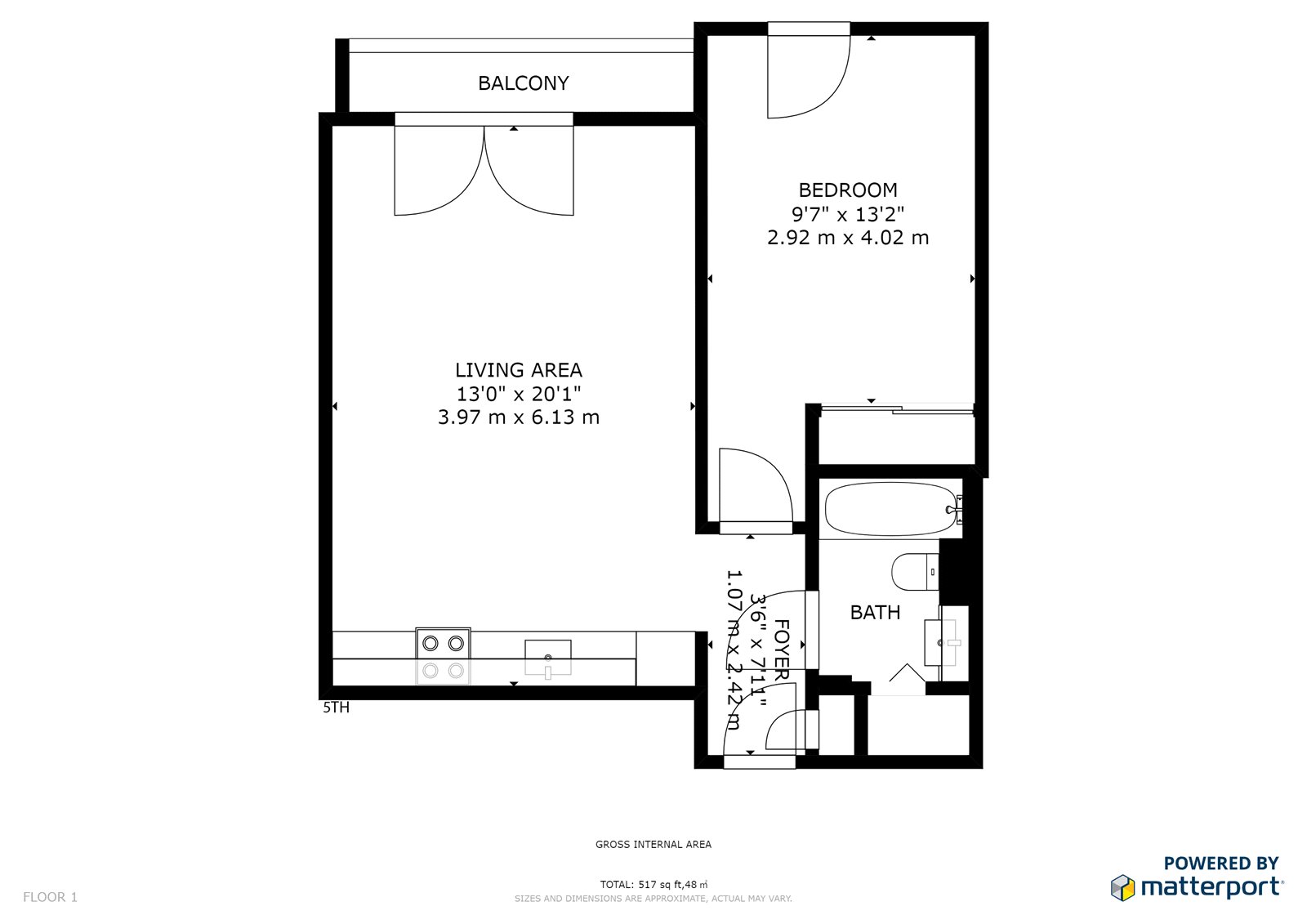 1 Bedrooms Flat to rent in Luxe Tower, London E1
