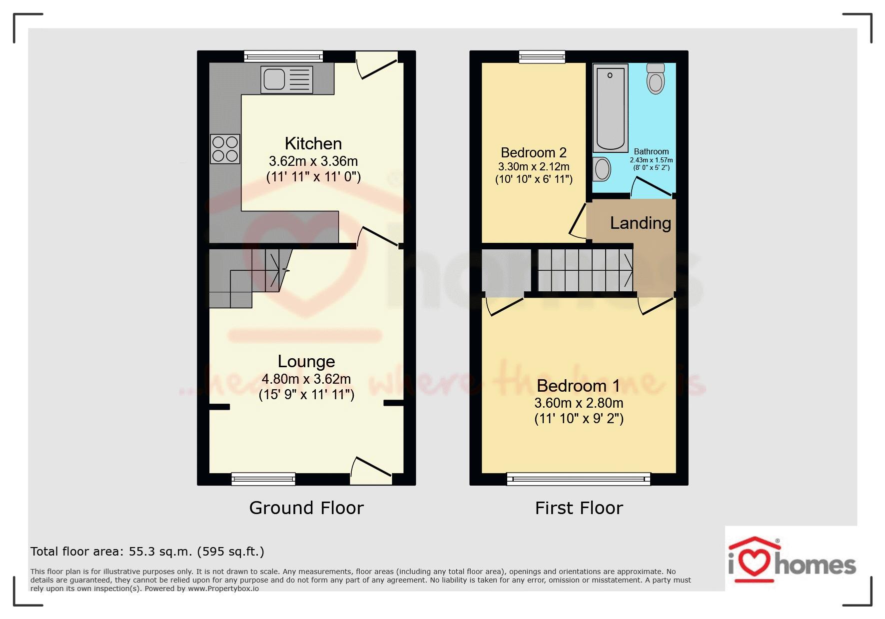 7, Pommel Close, Walsall floorplan