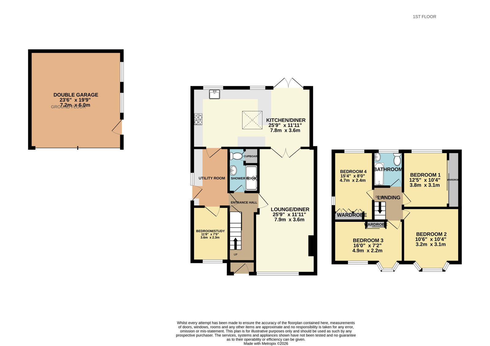 246, Strensall Road, York floorplan