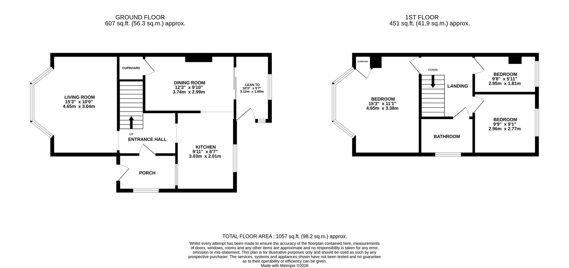 26, Valleyside Road, Hastings floorplan