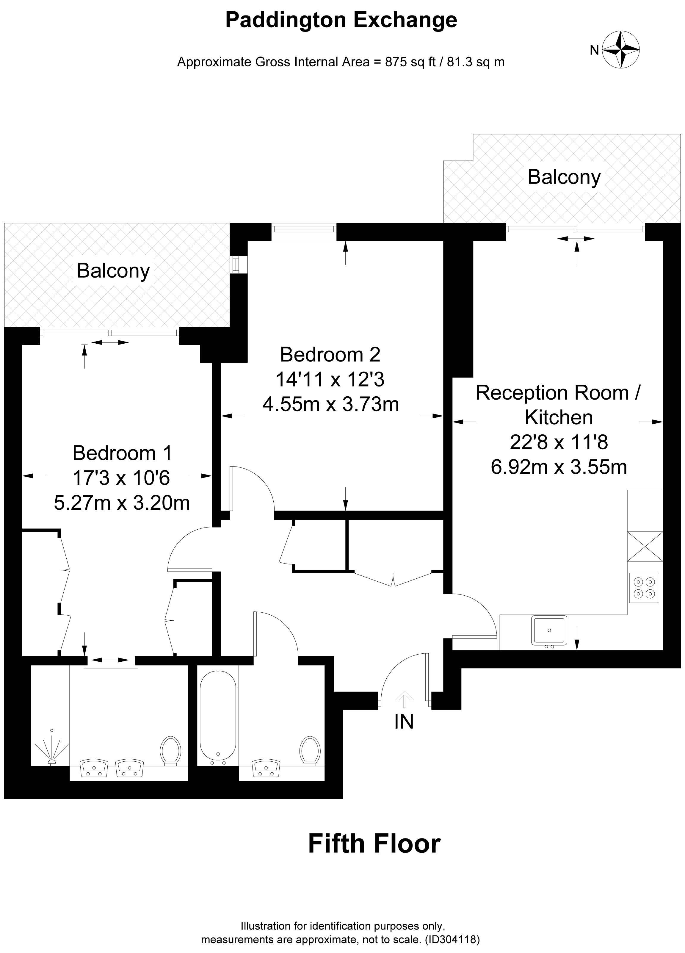 2 Bedrooms Flat to rent in Hermitage Street, London W2