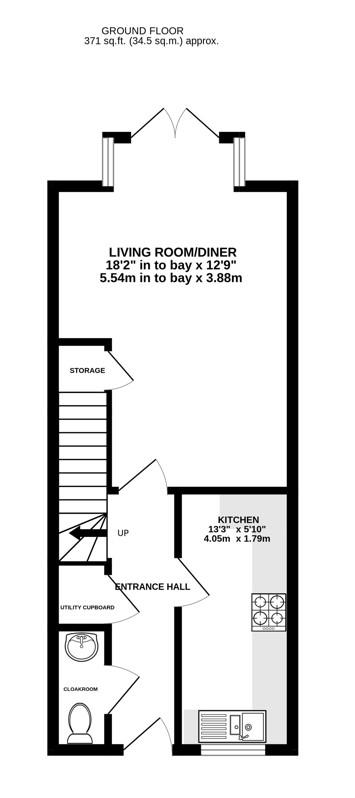 20, Blackwell Close, Stonehouse floorplan