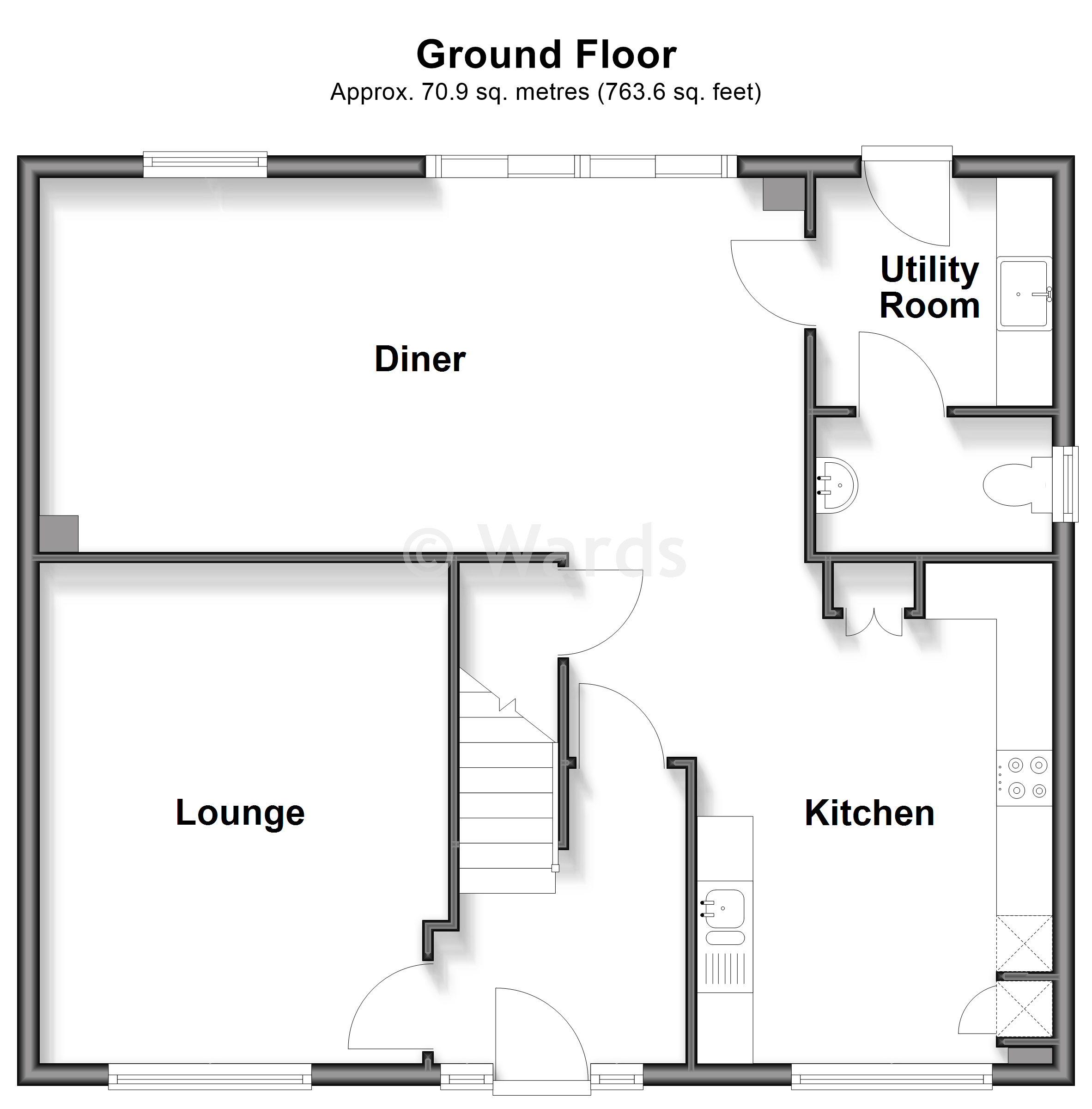 7, Admiral Way, Marden floorplan